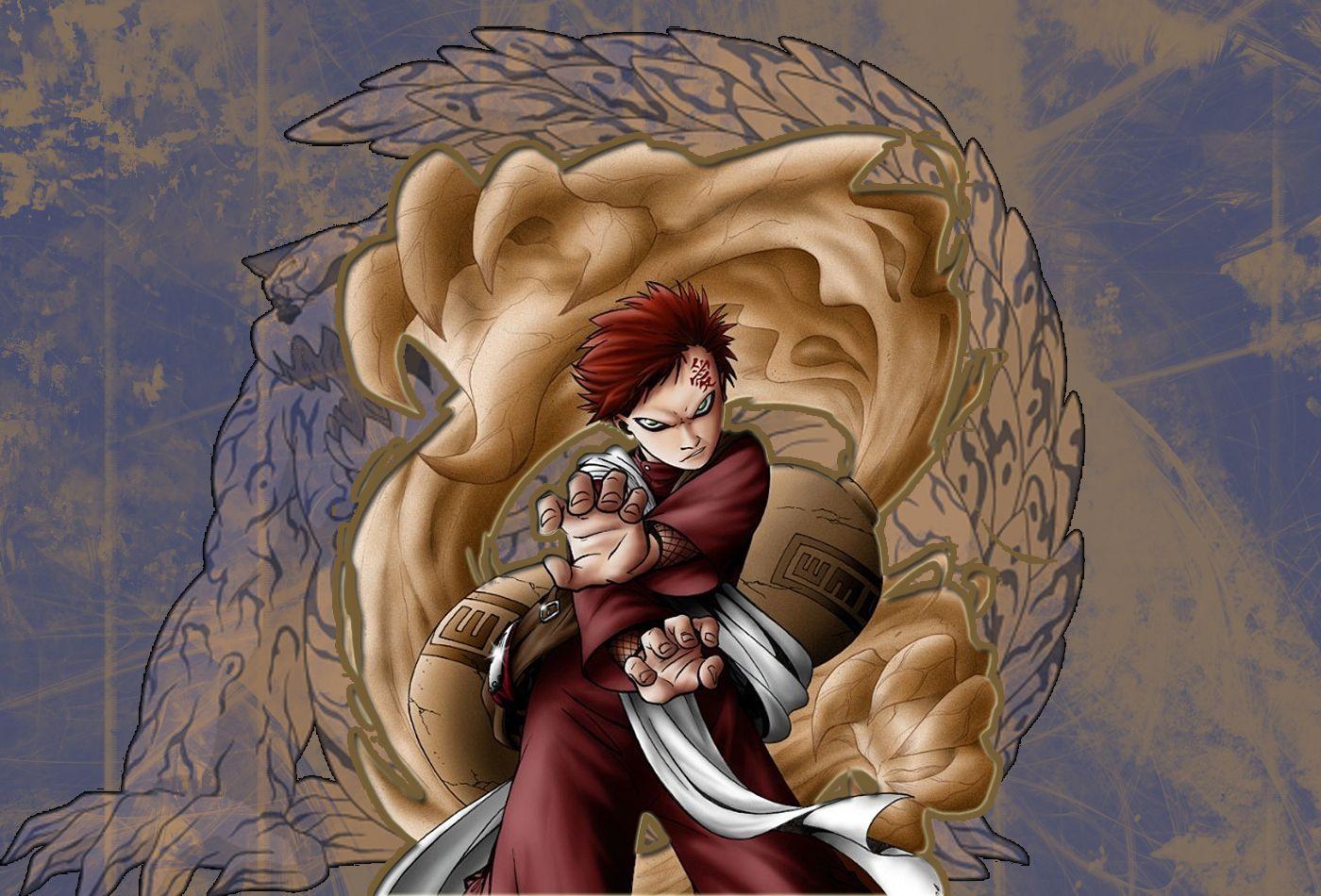 Graphic wallpaper of Gaara HD wallpaper