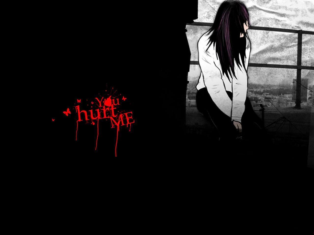 Anime Girl Sad Dark Wallpapers - Wallpaper Cave