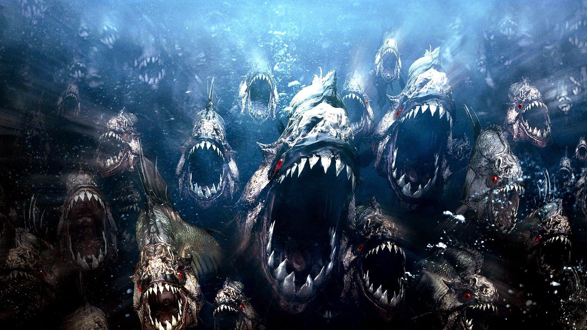 Dangerous Piranha Fish Fantasy HD Desktop Wallpaper, Instagram photo
