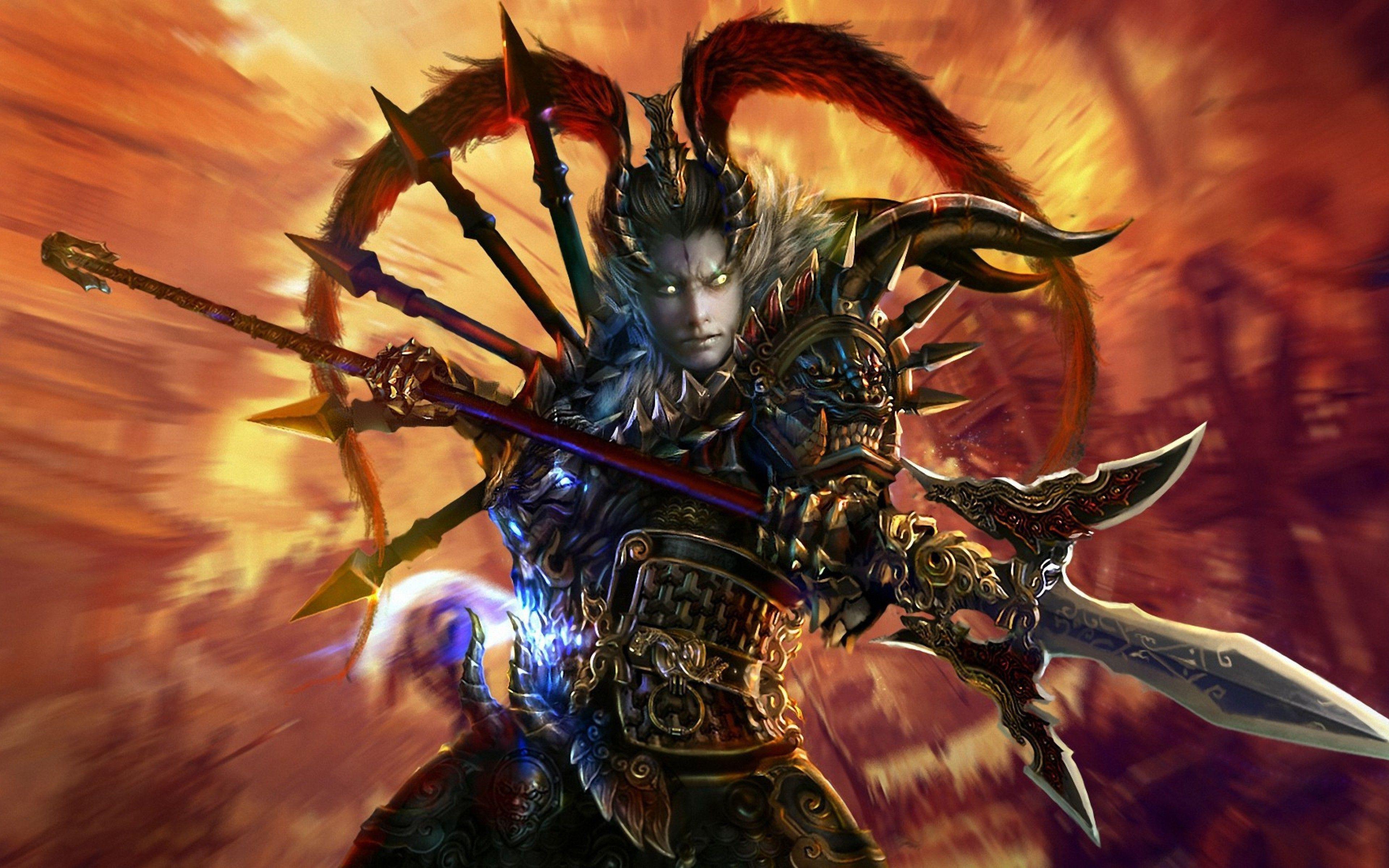 Lu Bu, Video Games, Dynasty Warriors Heroes Wallpaper HD