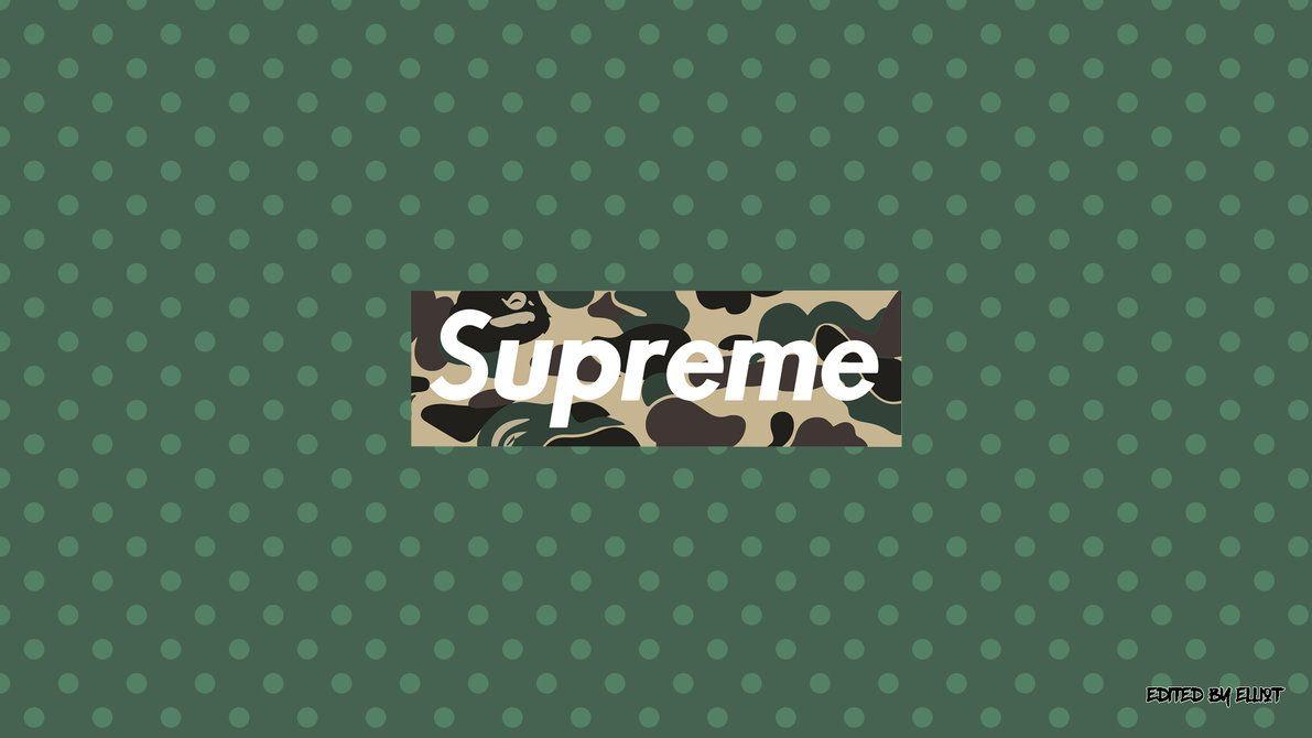 Supreme x Bape Wallpaper (1920x1080)