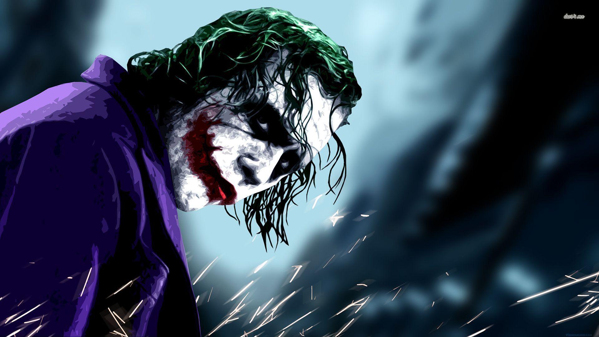 Joker HD Wallpaper 1080p. Joker HD wallpaper, Heath ledger joker