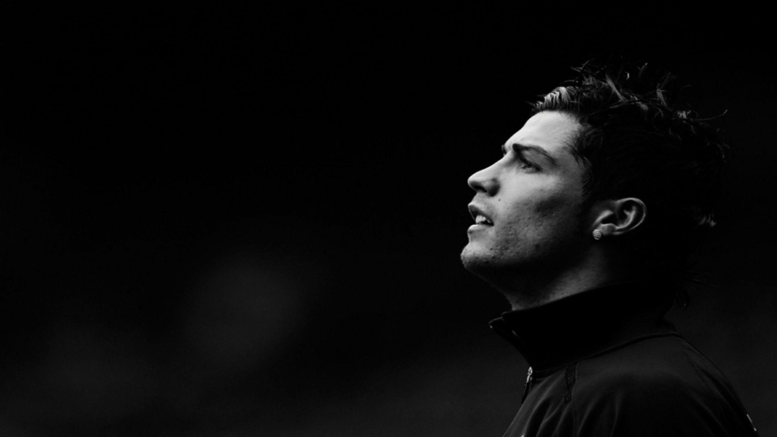 Cristiano Ronaldo Monochrome Wallpaper