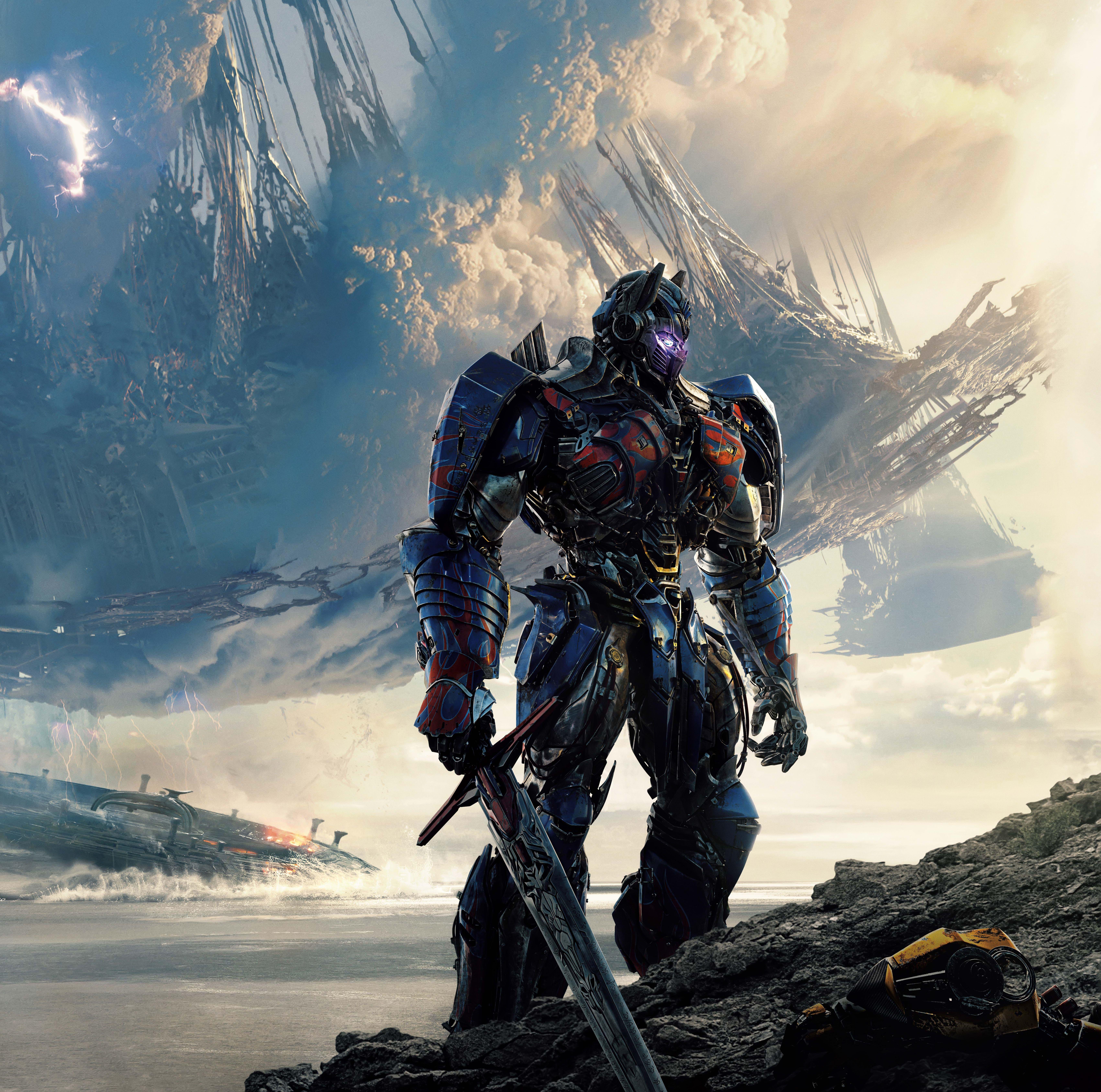 Wallpaper Optimus Prime, Transformers: The Last Knight, HD, Movies