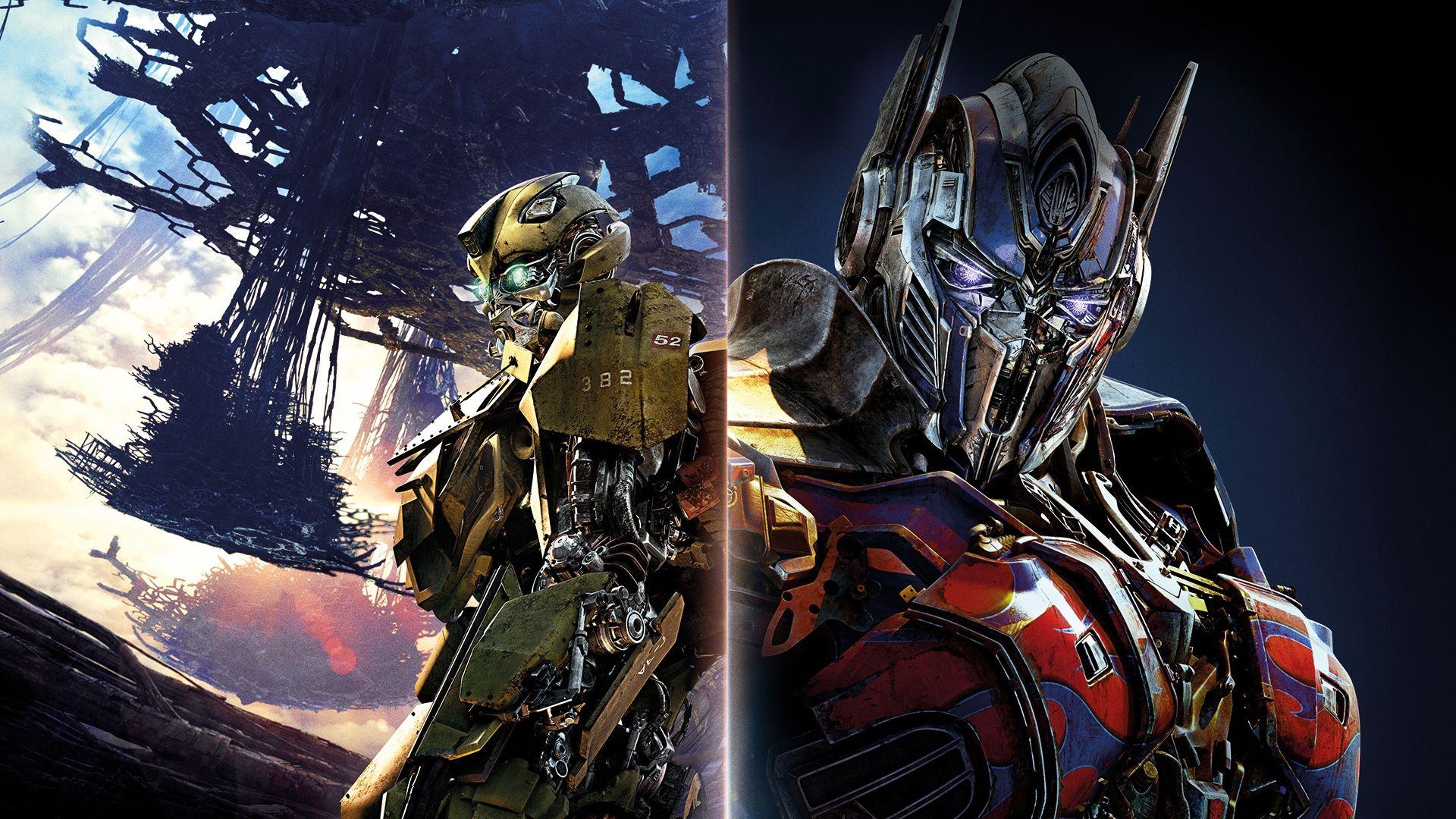 Bumblebee and Optimus Prime Transfor. Wallpaper