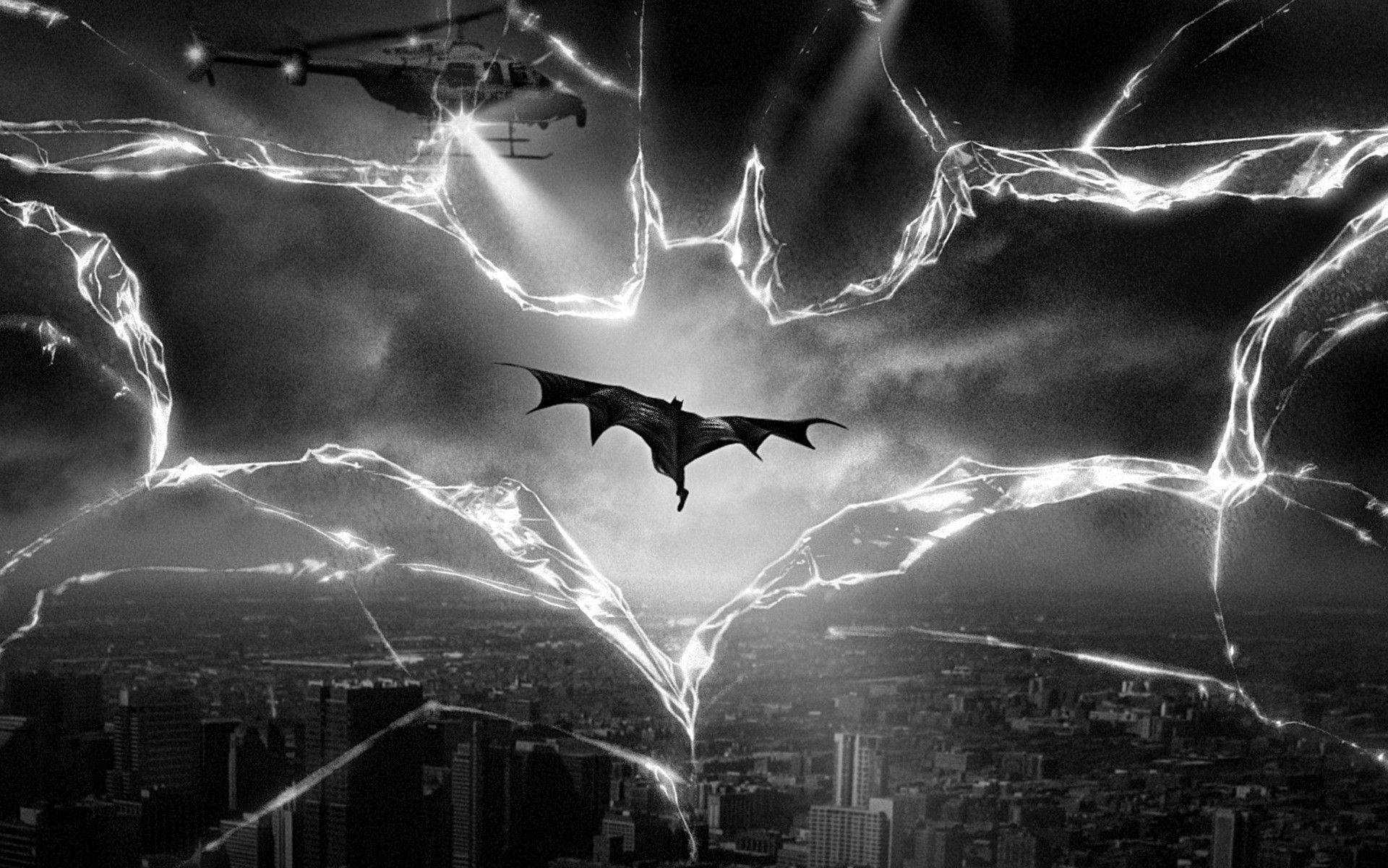 Batman, cityscapes, helicopters, Batman The Dark Knight Rises