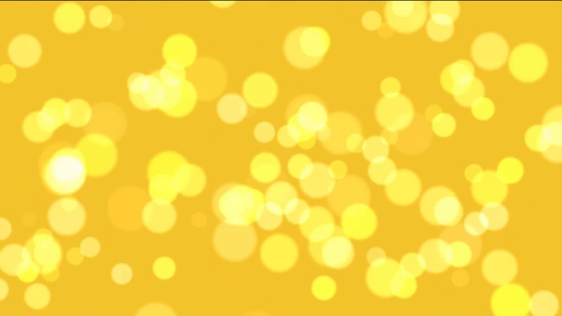 Yellow Video Circle Animated Background