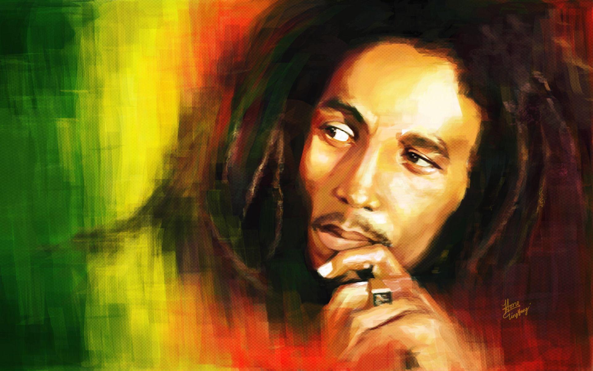 Bob Marley Reggae Music Wallpaper HD Wallpaper