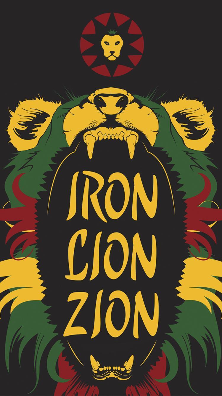 Download Iron Lion Zion wallpaper to your cell phone marley