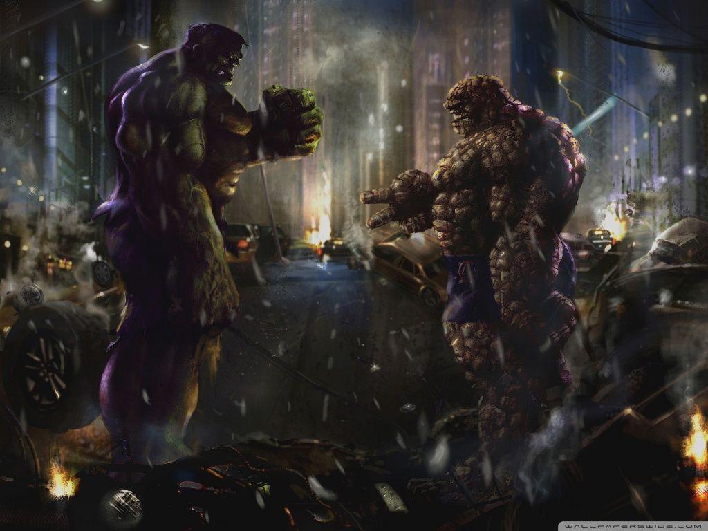Hulk vs Thing ❤ 4K HD Desktop Wallpaper for 4K Ultra HD TV