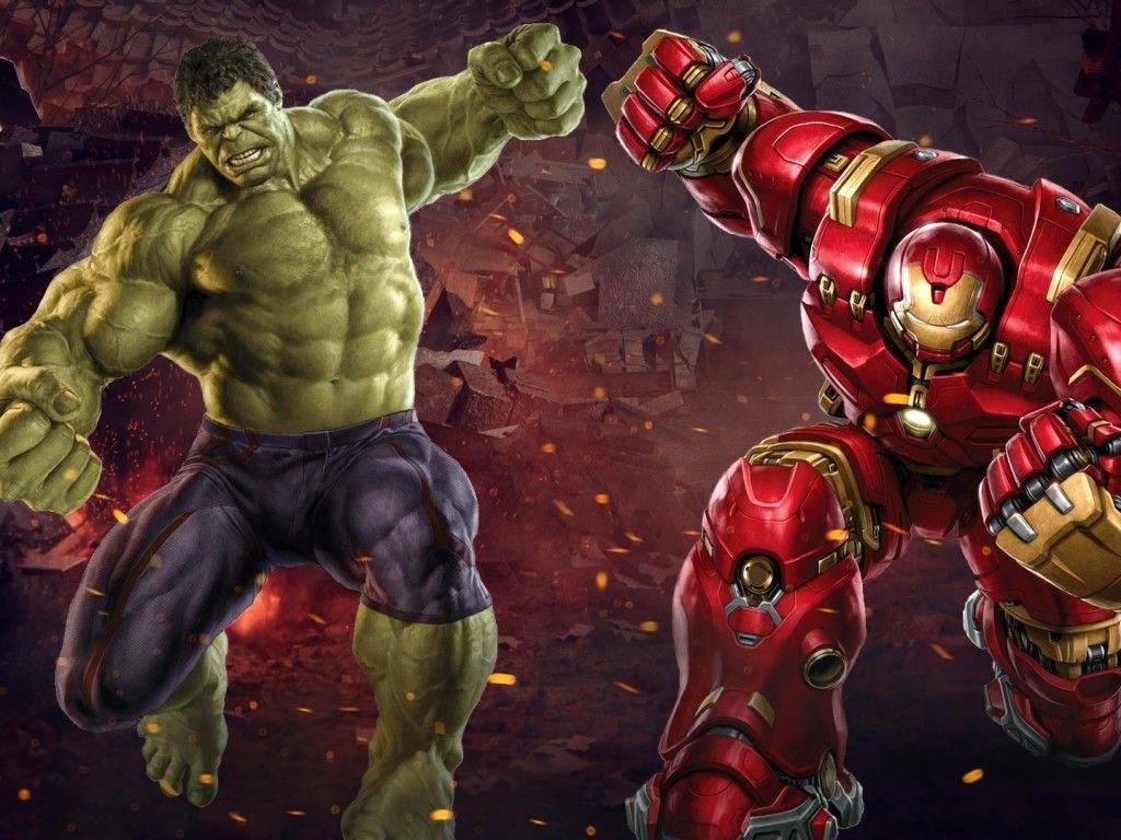 Hulk Iron Man Age of Ultron HD Wallpaper