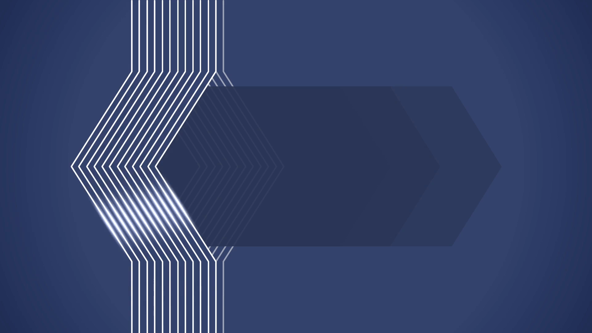 Geometrical lines flat animation with solid on dark blue background