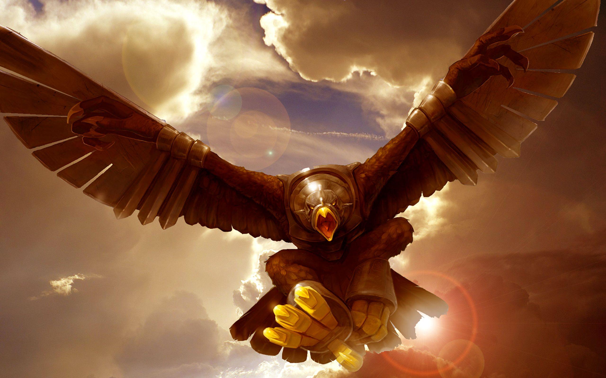 Eagle Attack Full HD Wallpaper and Background Imagex1600