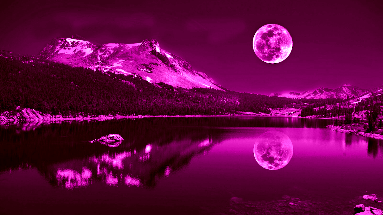 Pink Moon asthestic space HD phone wallpaper  Peakpx