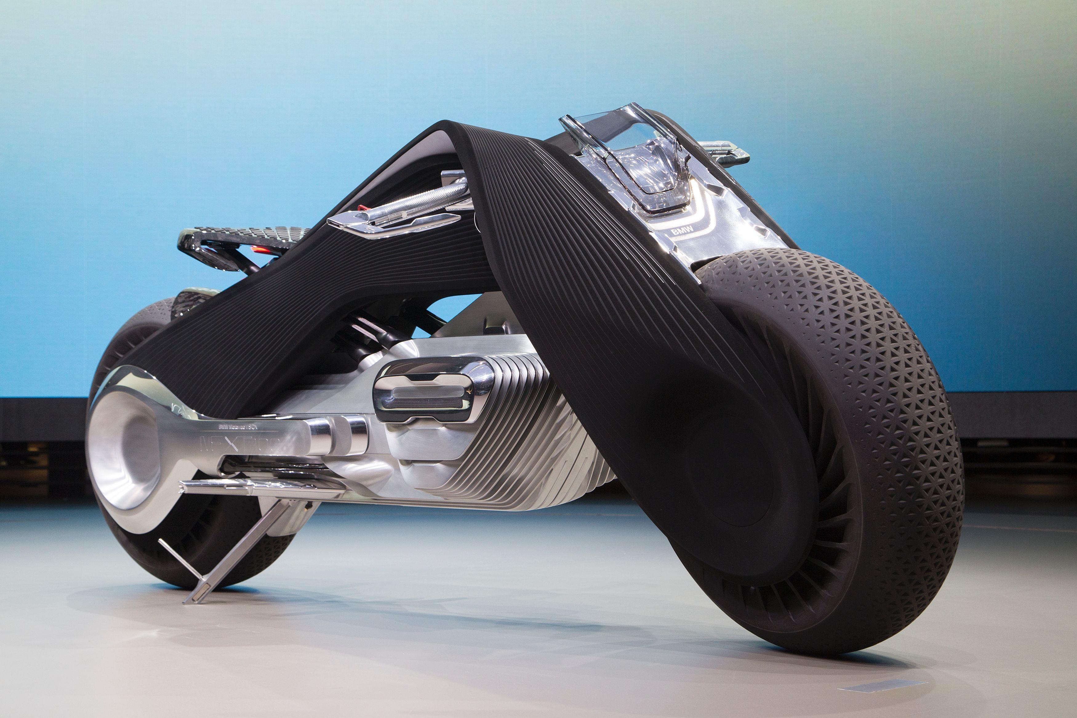 BMW Motorrad Vision Concept Motorcycle Unveiled in Santa Monica