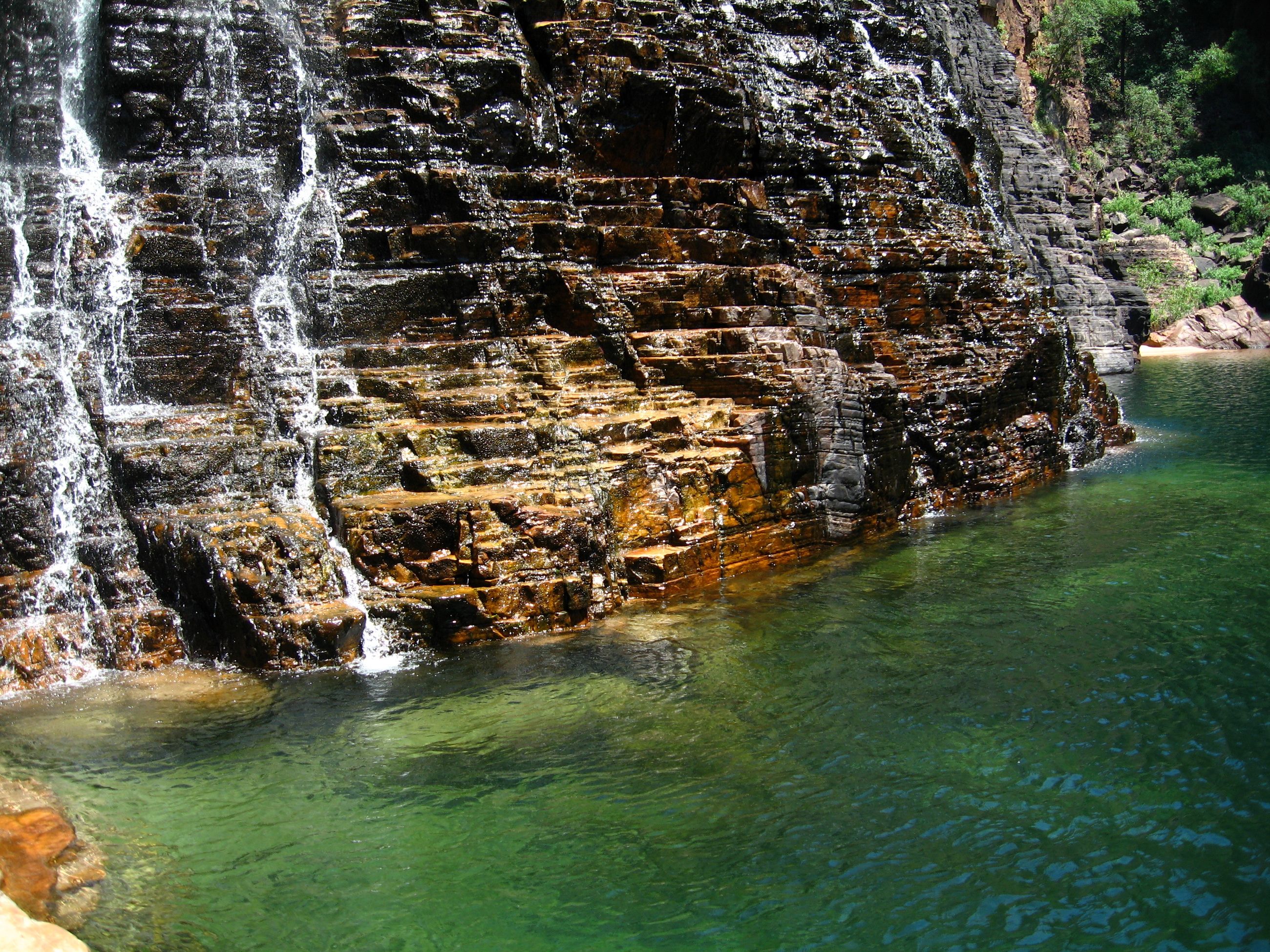 Twin falls Kakadu National Park Full HD Wallpaper and Background