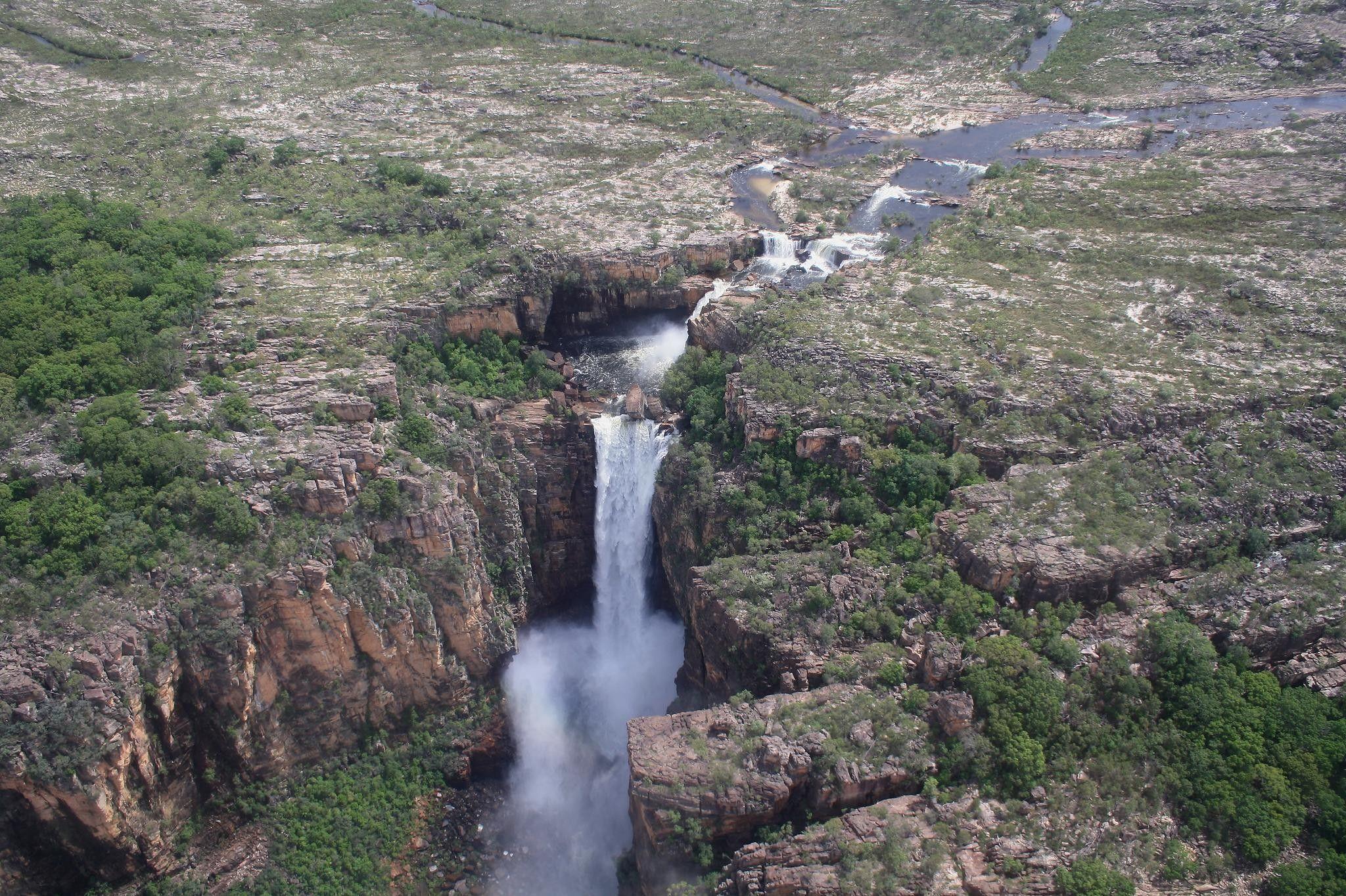 Waterfall: Kakadu National Park Australia Waterfalls Rock Water