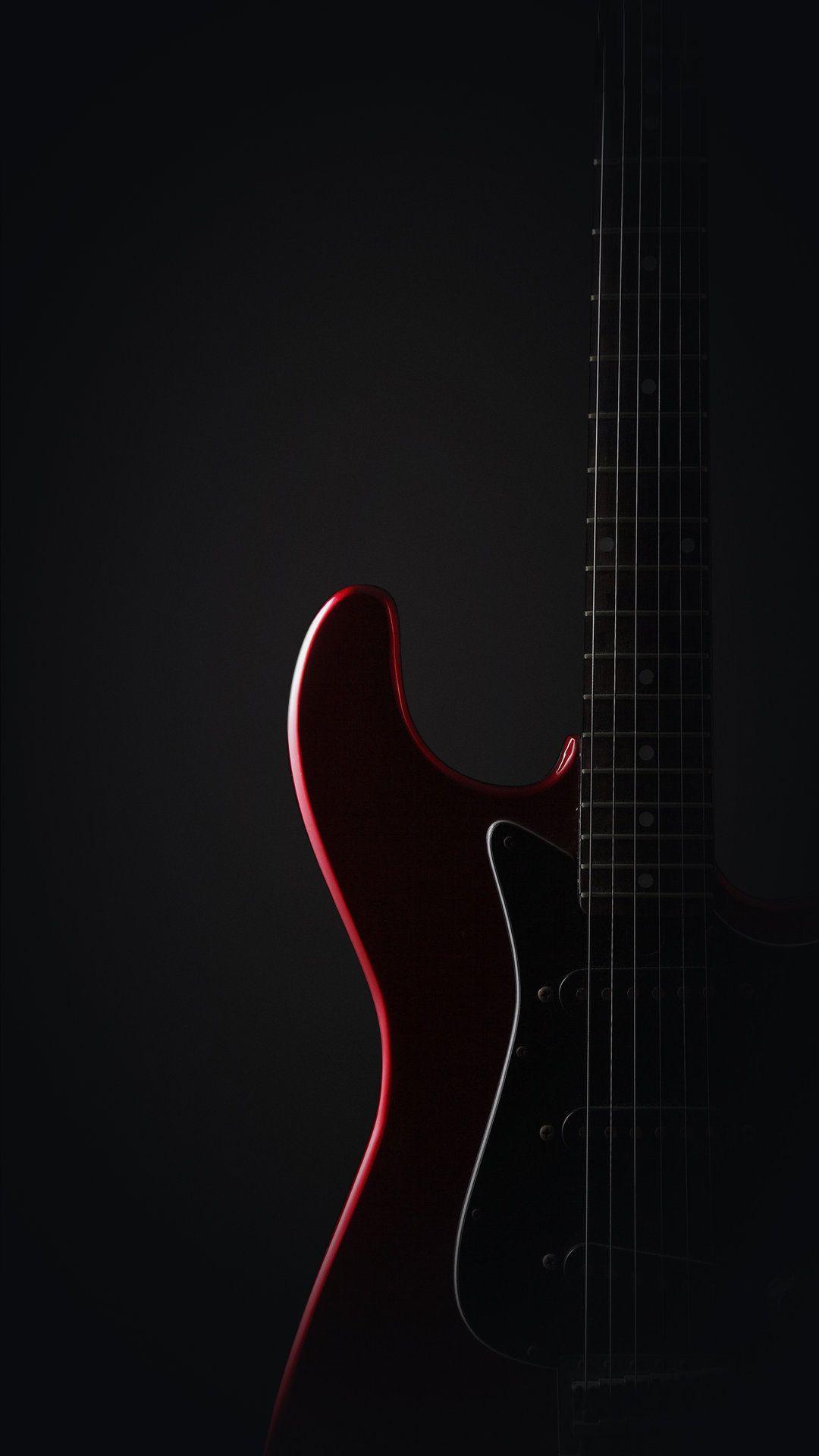 Guitars. Android wallpaper black