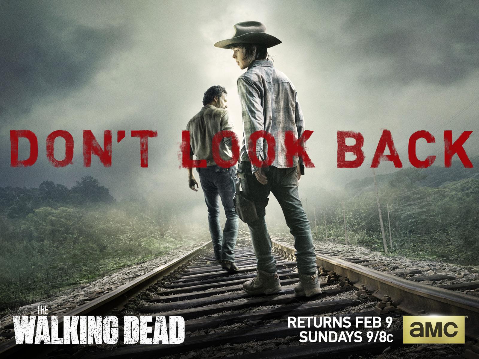 The Walking Dead Season 4 wallpaper with Carl and Rick. Movie