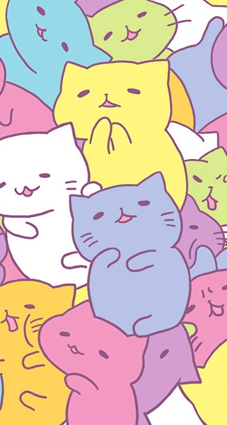 Anime Cat Wallpaper by Judit Mowett, GoldWallpaper