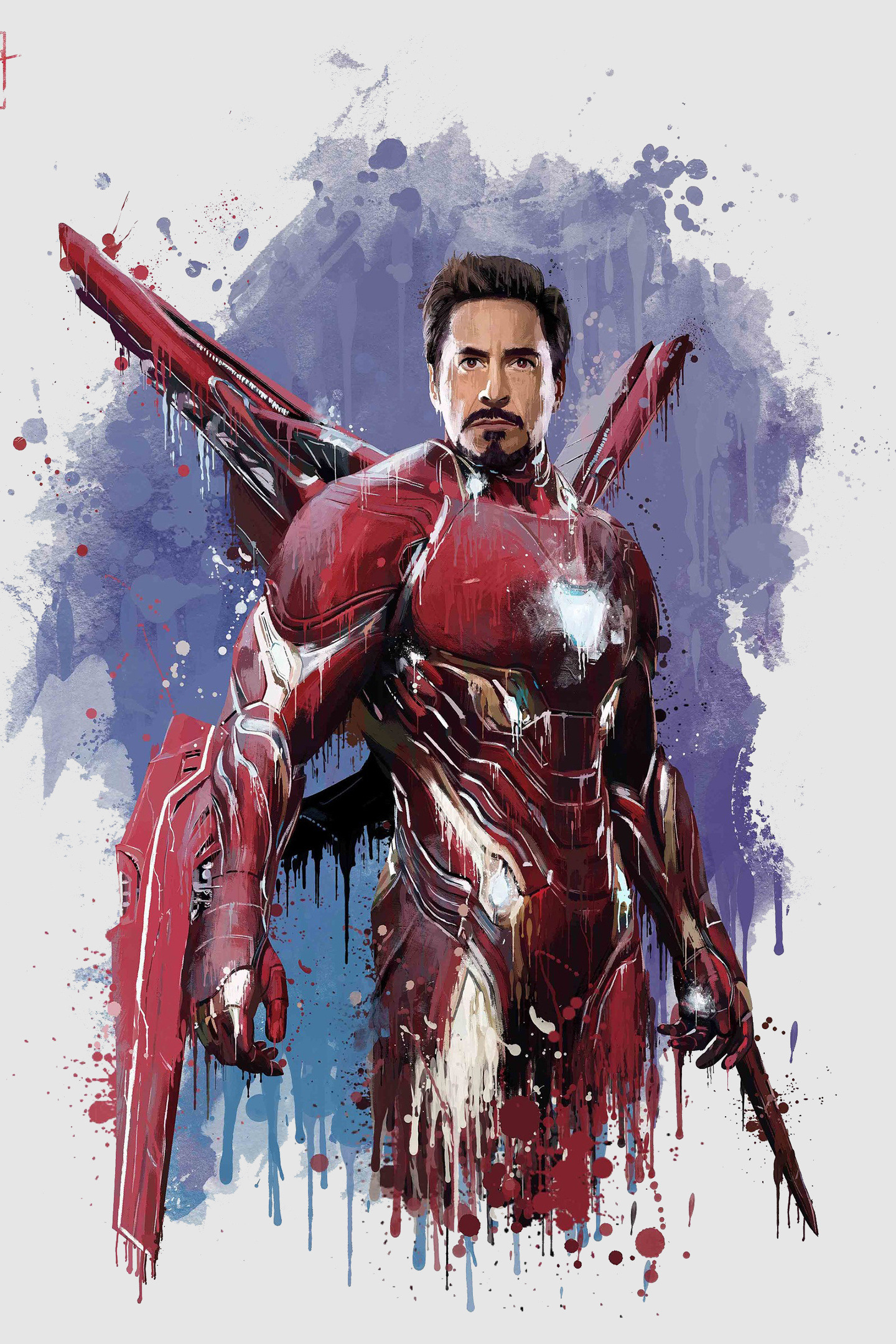 Download 1440x2880 wallpaper iron man, new suit, avengers