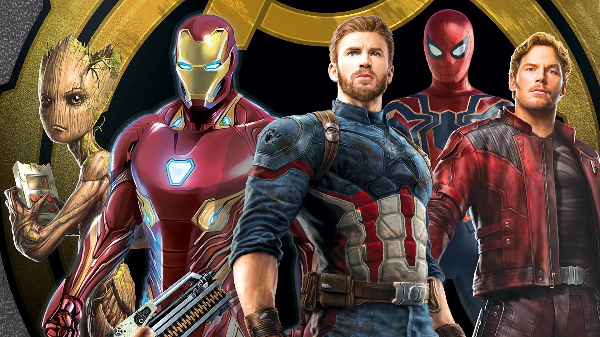 HD Avengers: Infinity War Avengers and Guardians