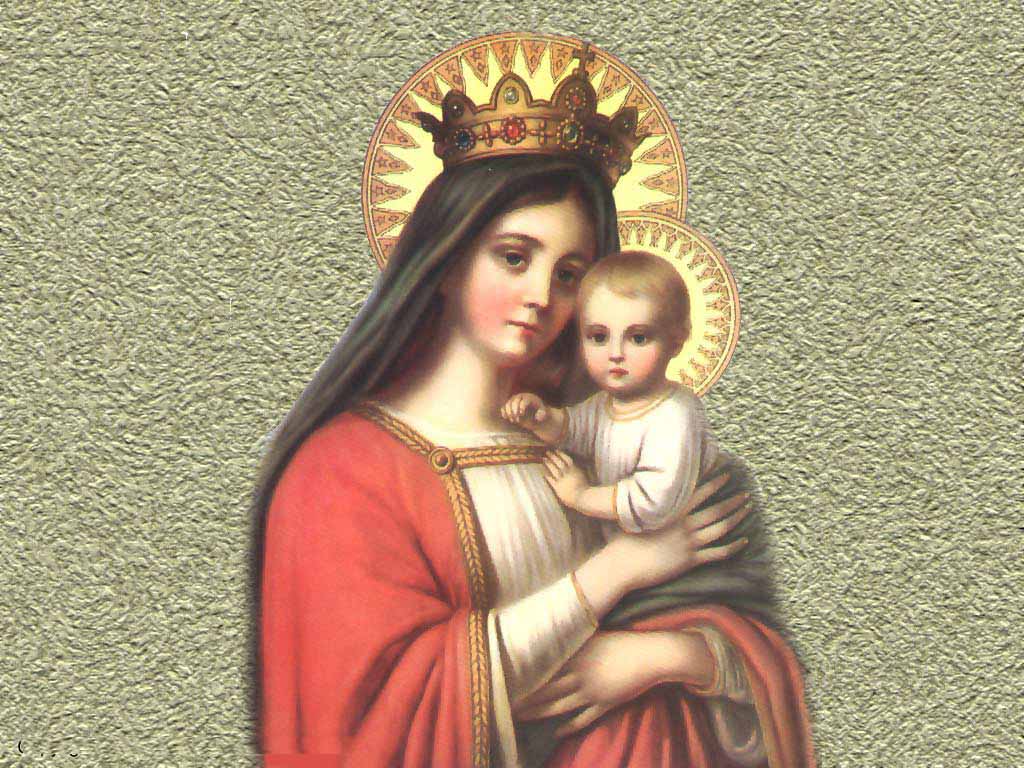 Mobile Wallpaper of Virgin Mary SetD Wallpaper