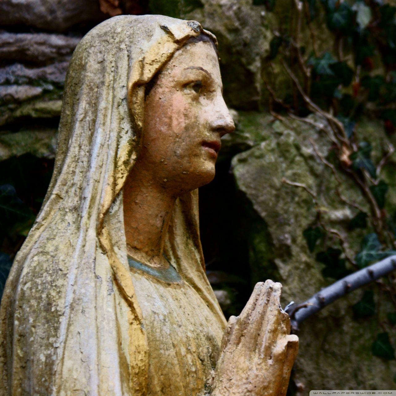 Virgin Mary Statue ❤ 4K HD Desktop Wallpaper for • Tablet