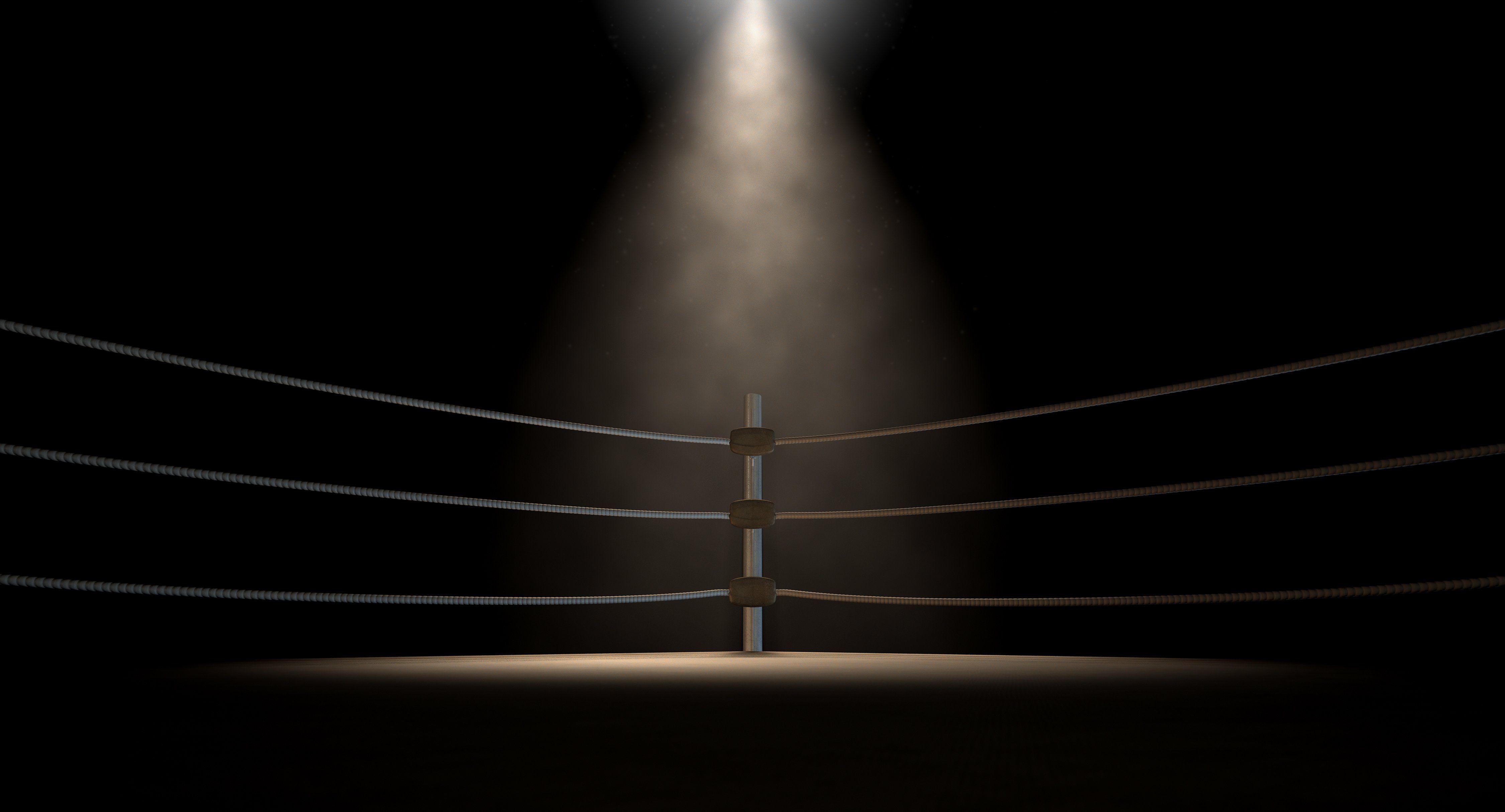 boxing ring background