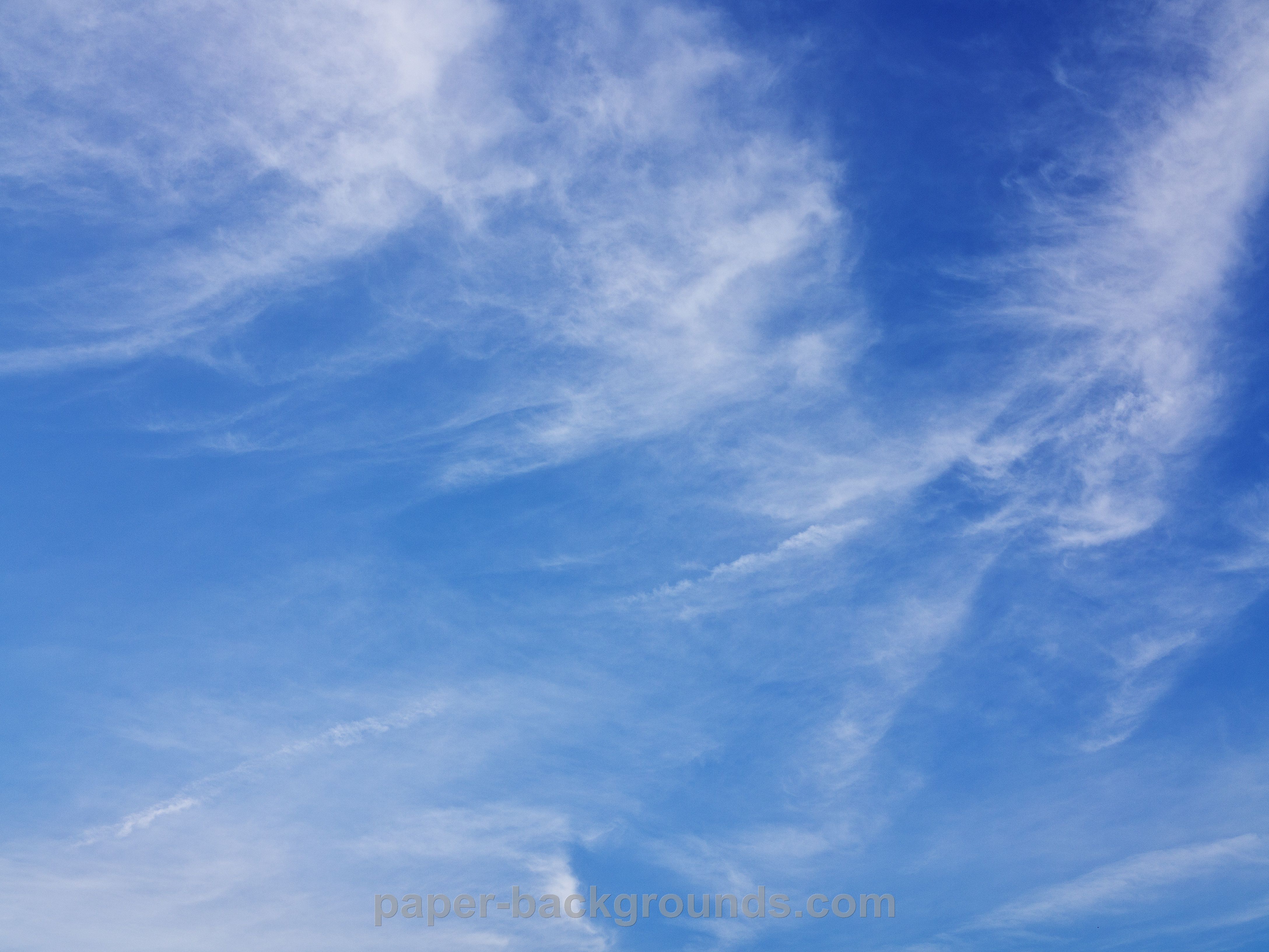 Paper Background. Blue Sky Background