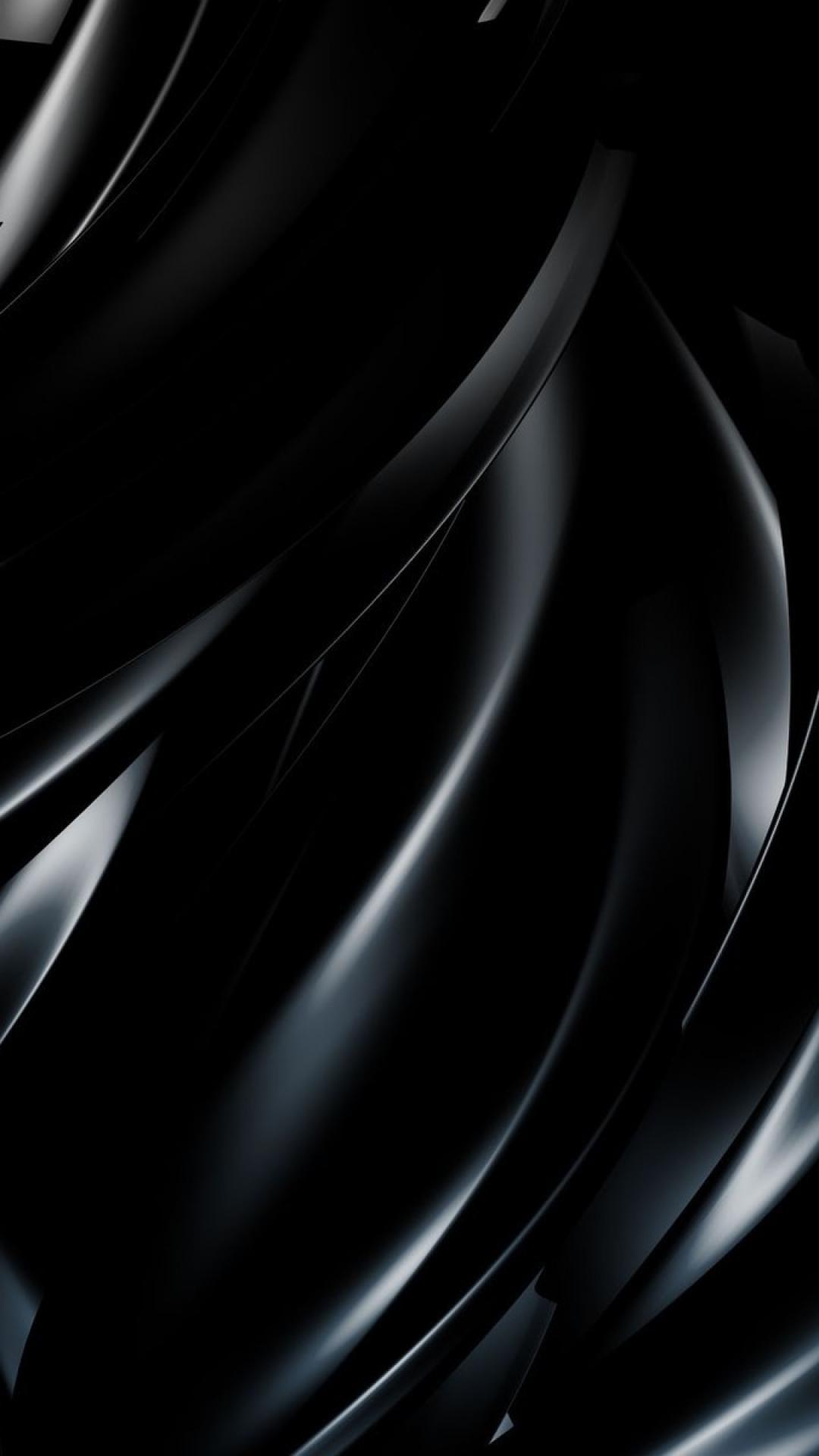 3D abstract black wallpaper