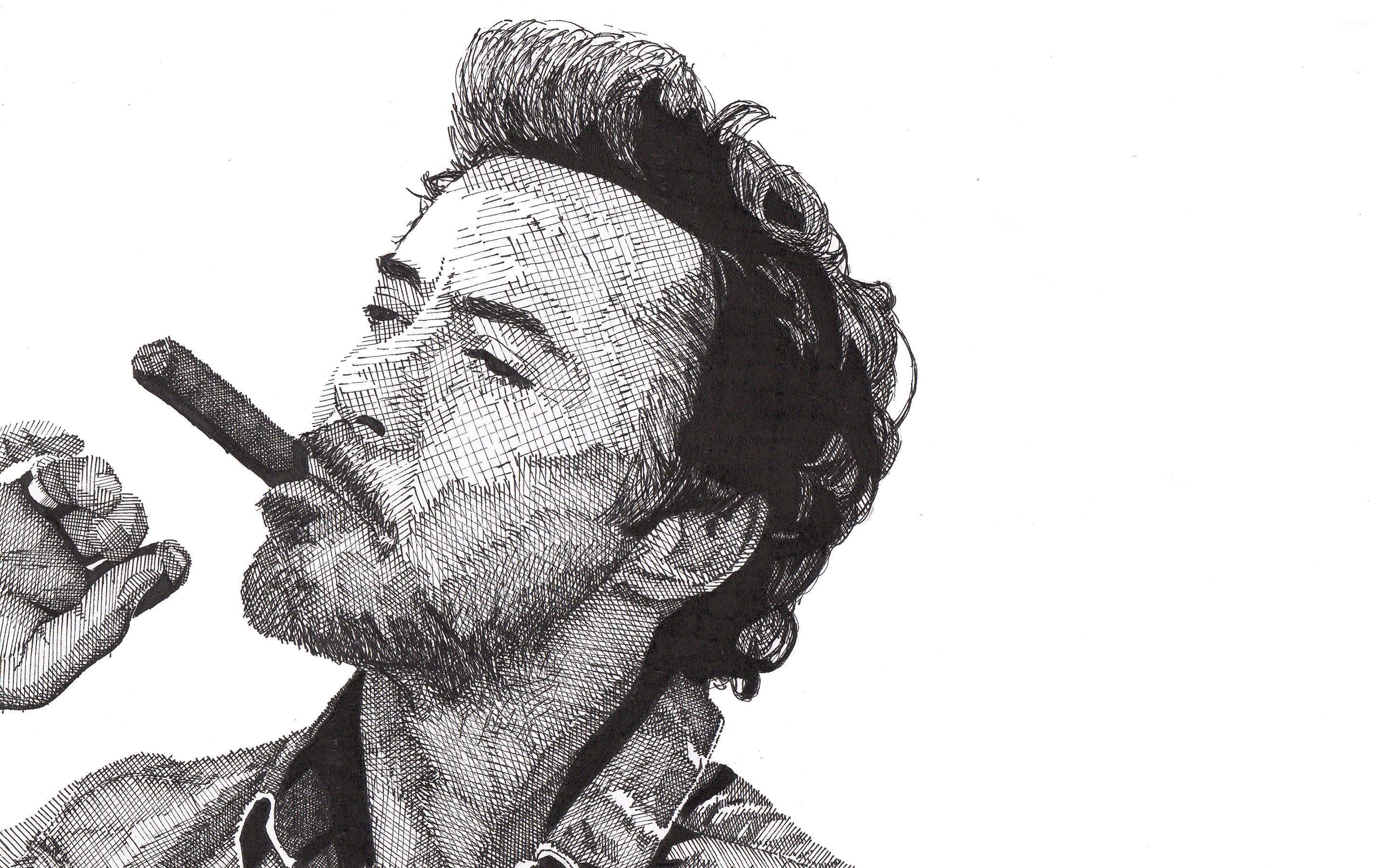 Robert Downey Jr. smoking wallpaper celebrity wallpaper