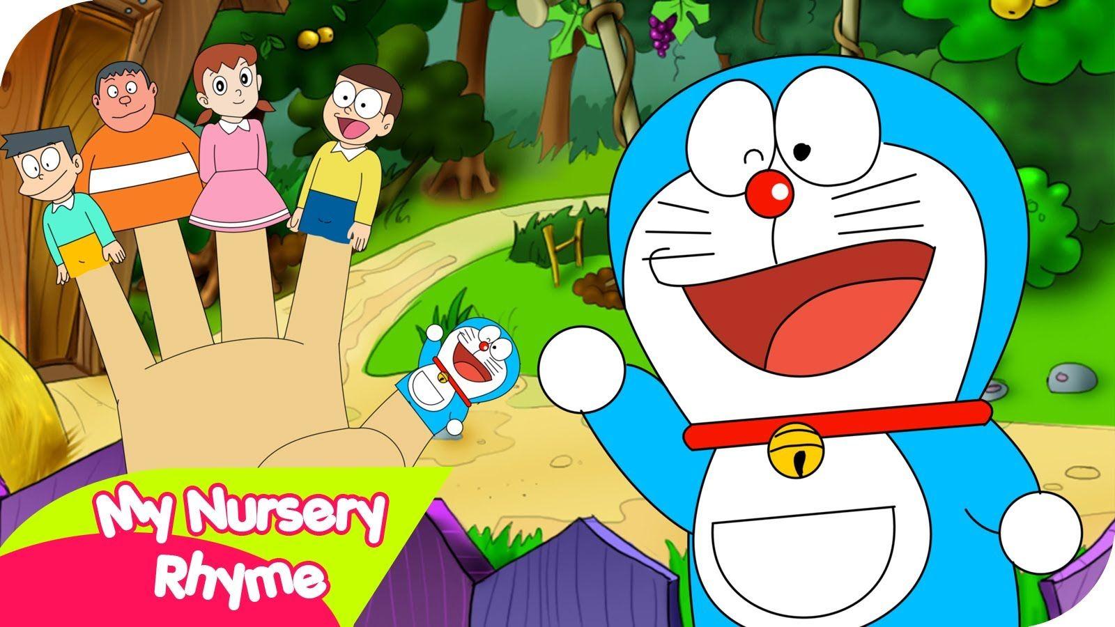 Finger Family Nursery Rhyme with Doraemon