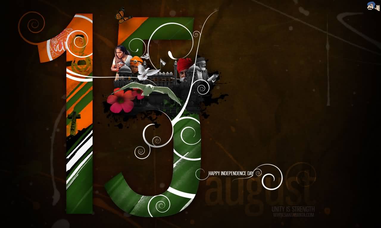 Sudarshan Chakra And Butterflies On 15 August Happy Independence Day