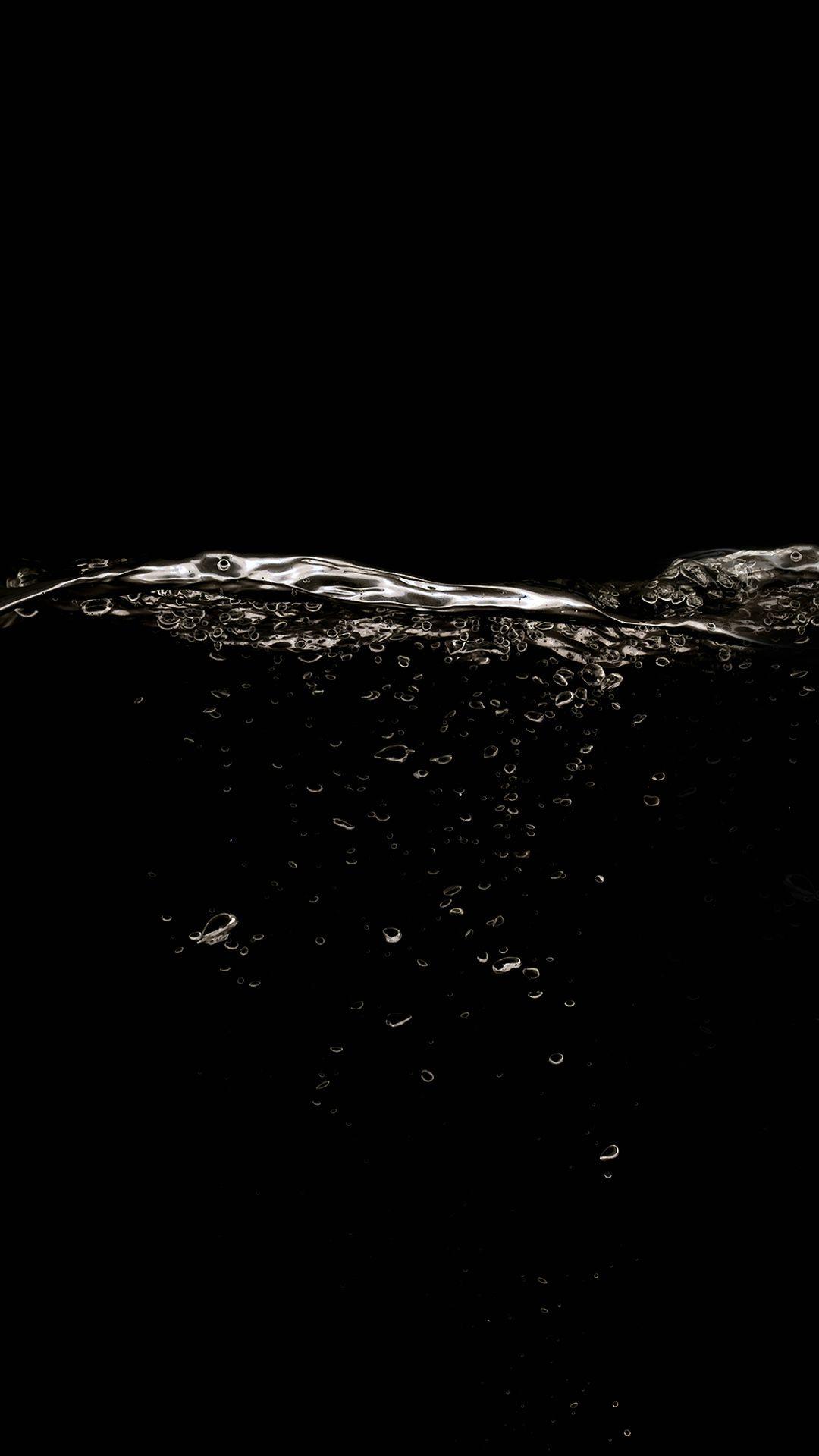 Black Abstract Water Division Android Wallpaper free download