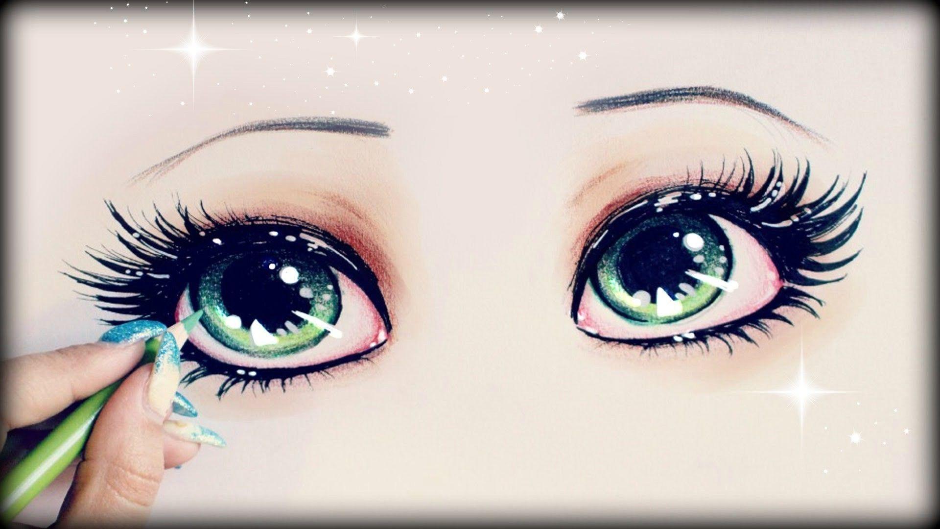 Cute Drawings Of Eyes Wallpaper HD