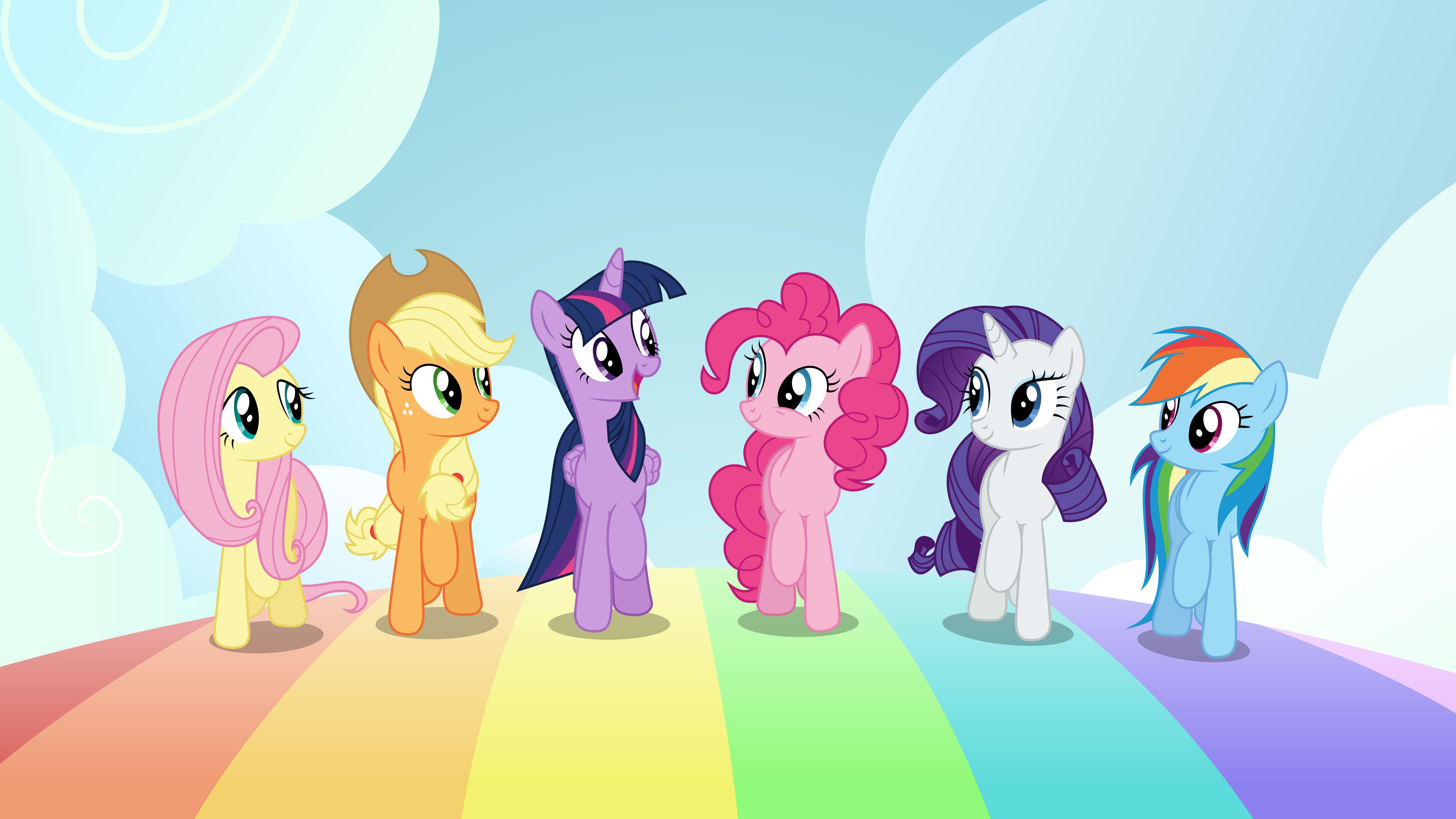 Wallpaper My Little Pony: The Movie, Spike, Rainbow Dash, Twilight