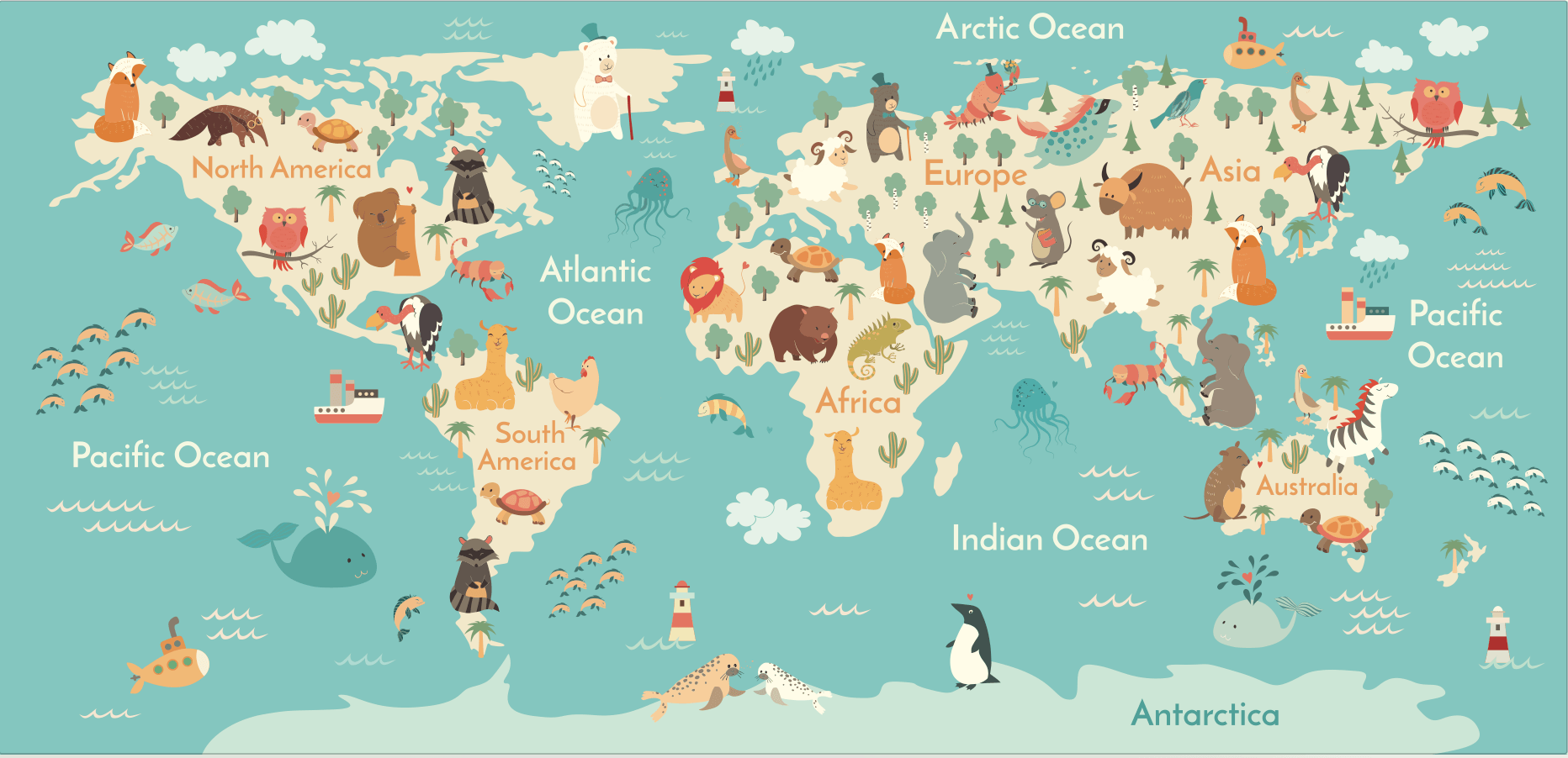 World Map Wallpaper