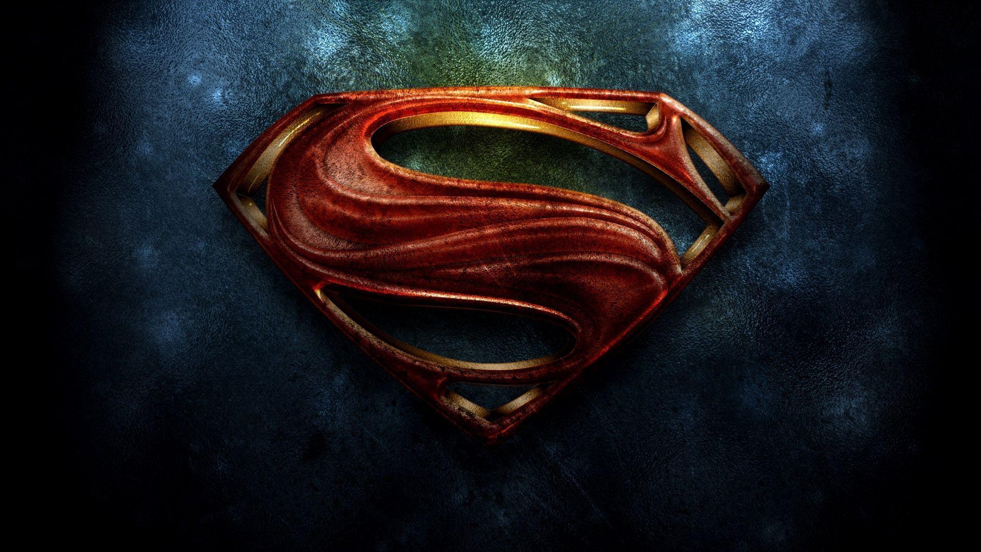 Download Superman Man Of Steel Logo Wallpaper Full HD Is Cool