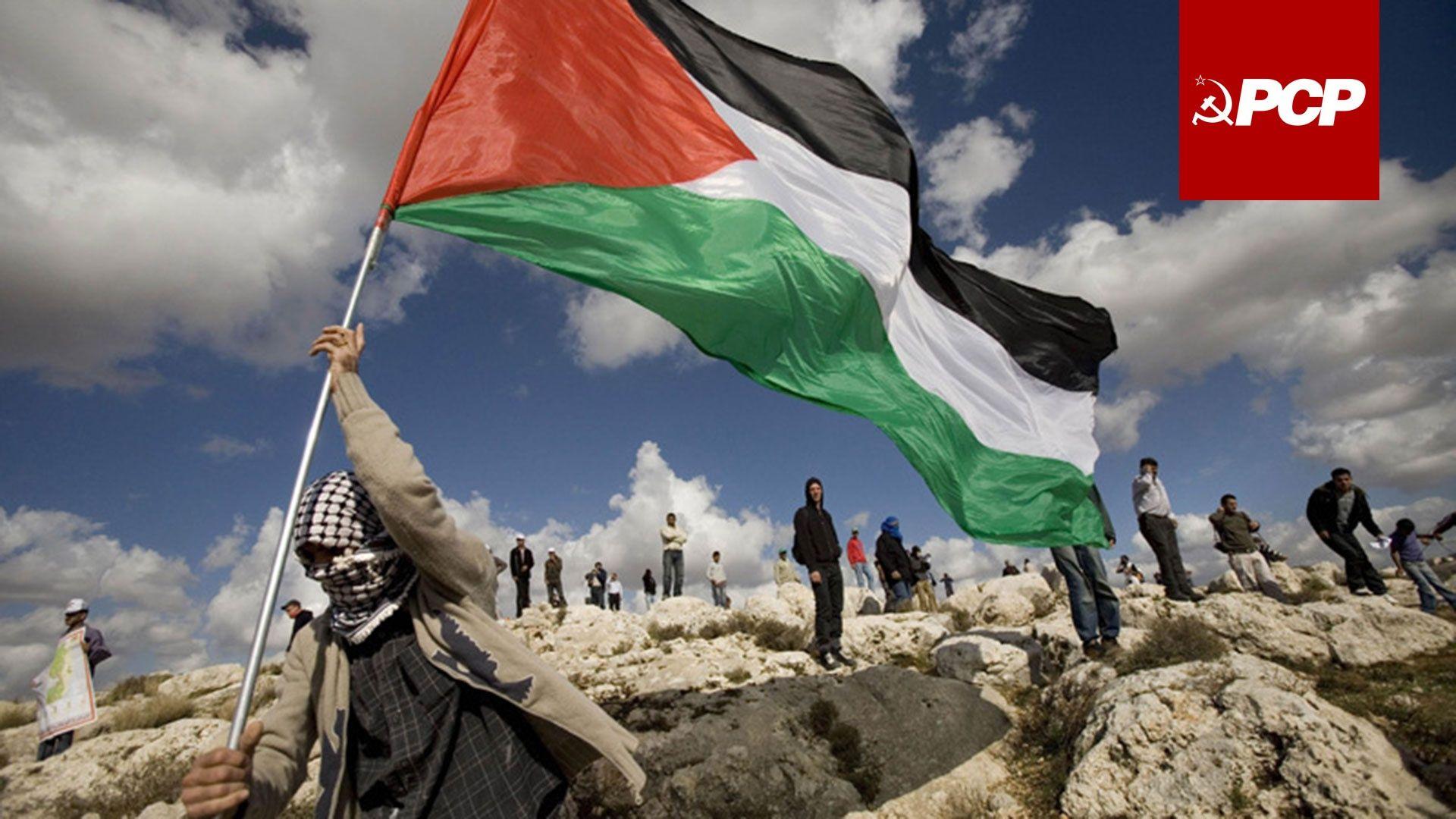 PCP reaffirms solidarity with the Palestinian people. Portuguese
