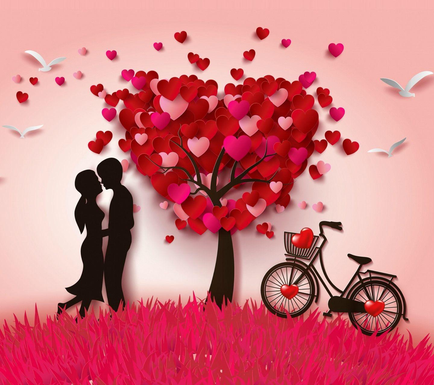 Love Background, Heart, Wallpaper, Image