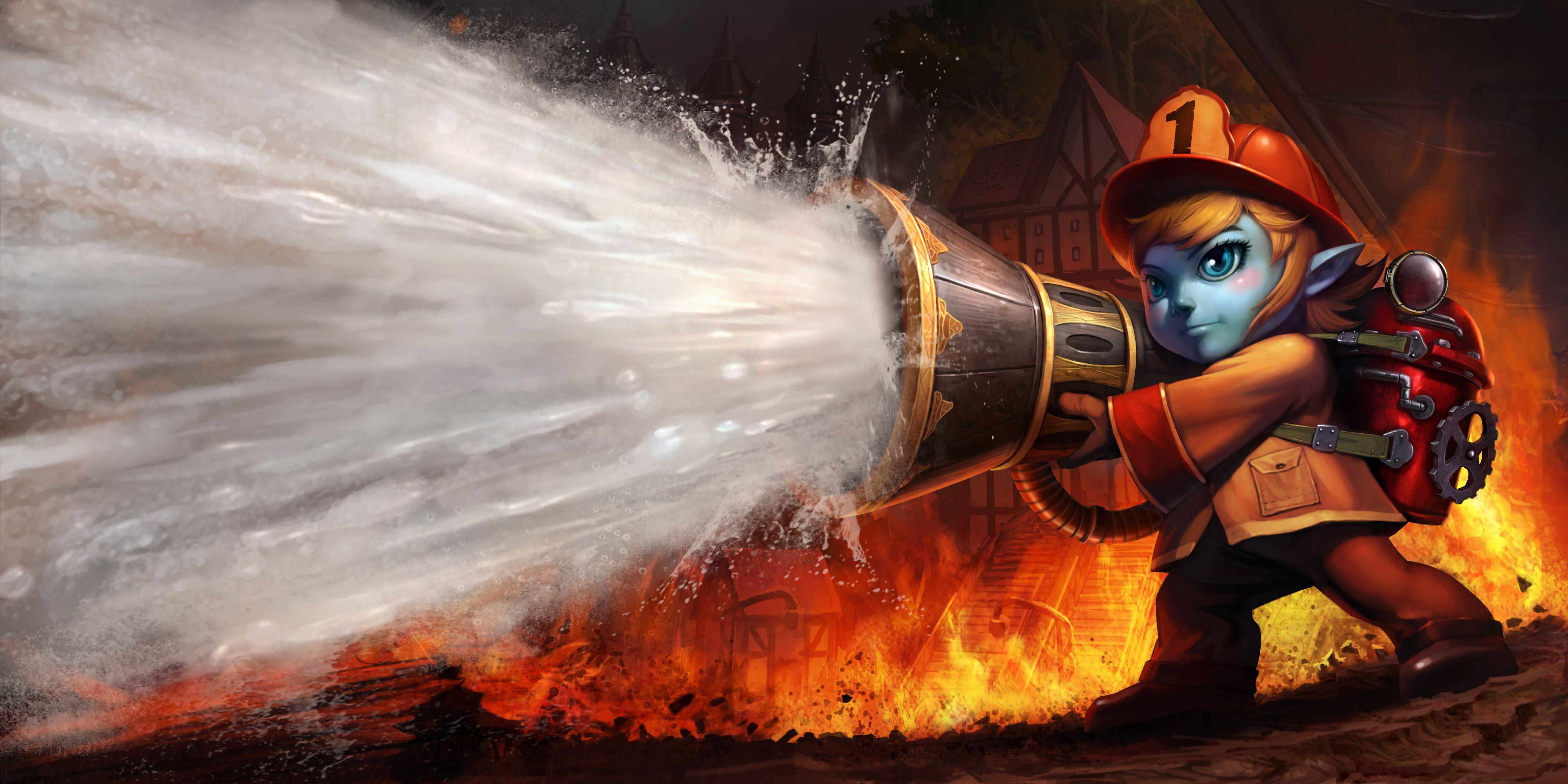 Firefighter Tristana Chinese