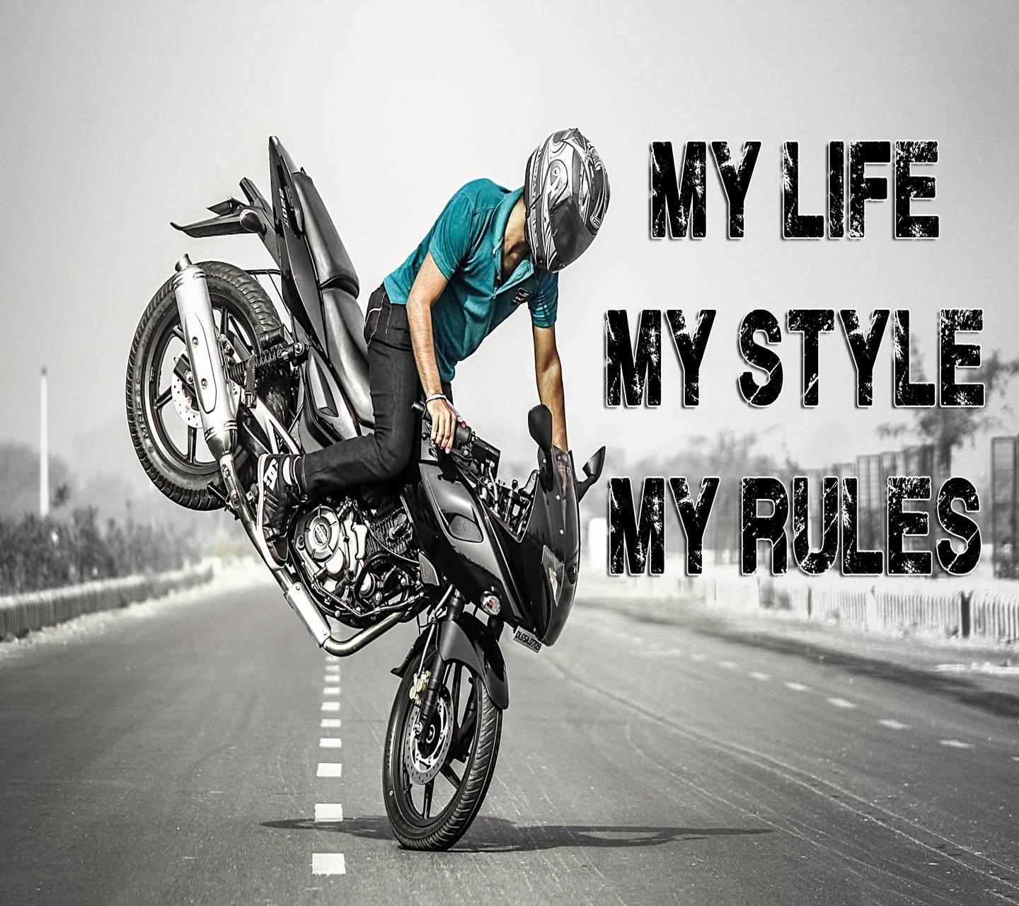 Download free bike stunt wallpaper for your mobile phone