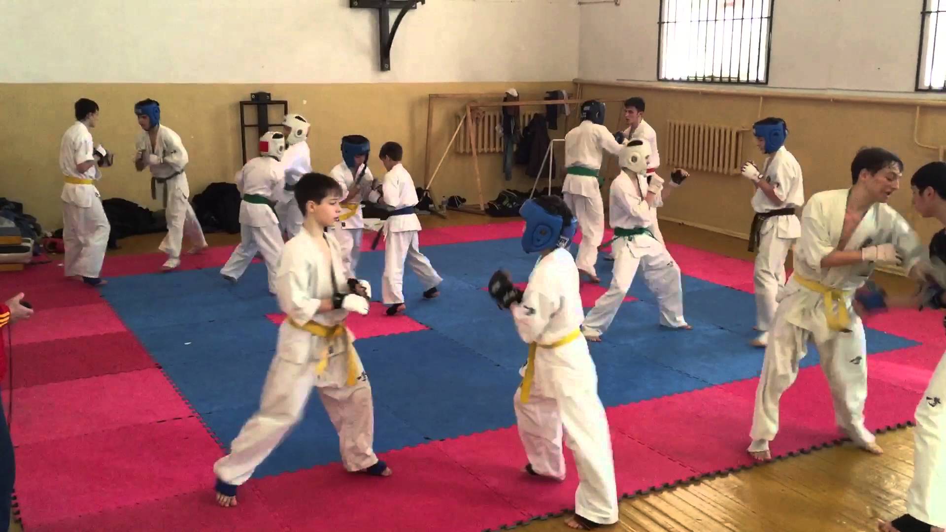 Kyokushin Karate sparring