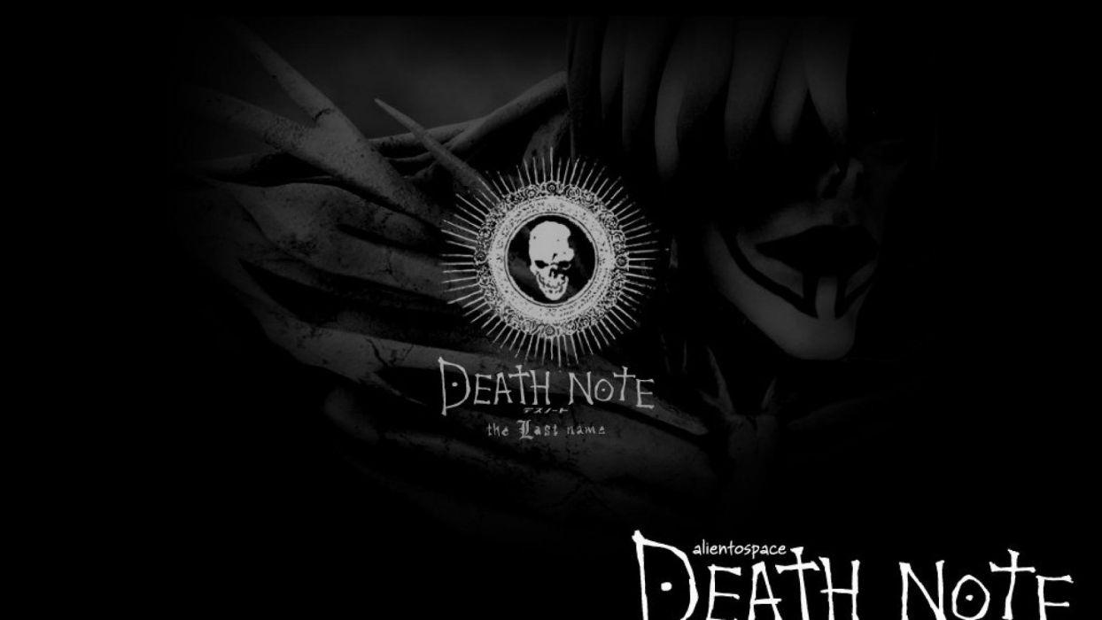 Death note skull logo wallpaperx1080