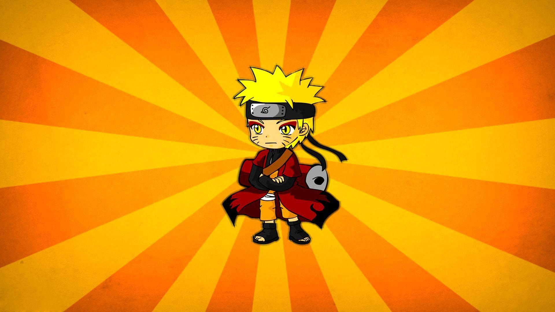 HD Background Naruto Bijuu Mode Shippuden Uzumaki Anime Yellow 1920