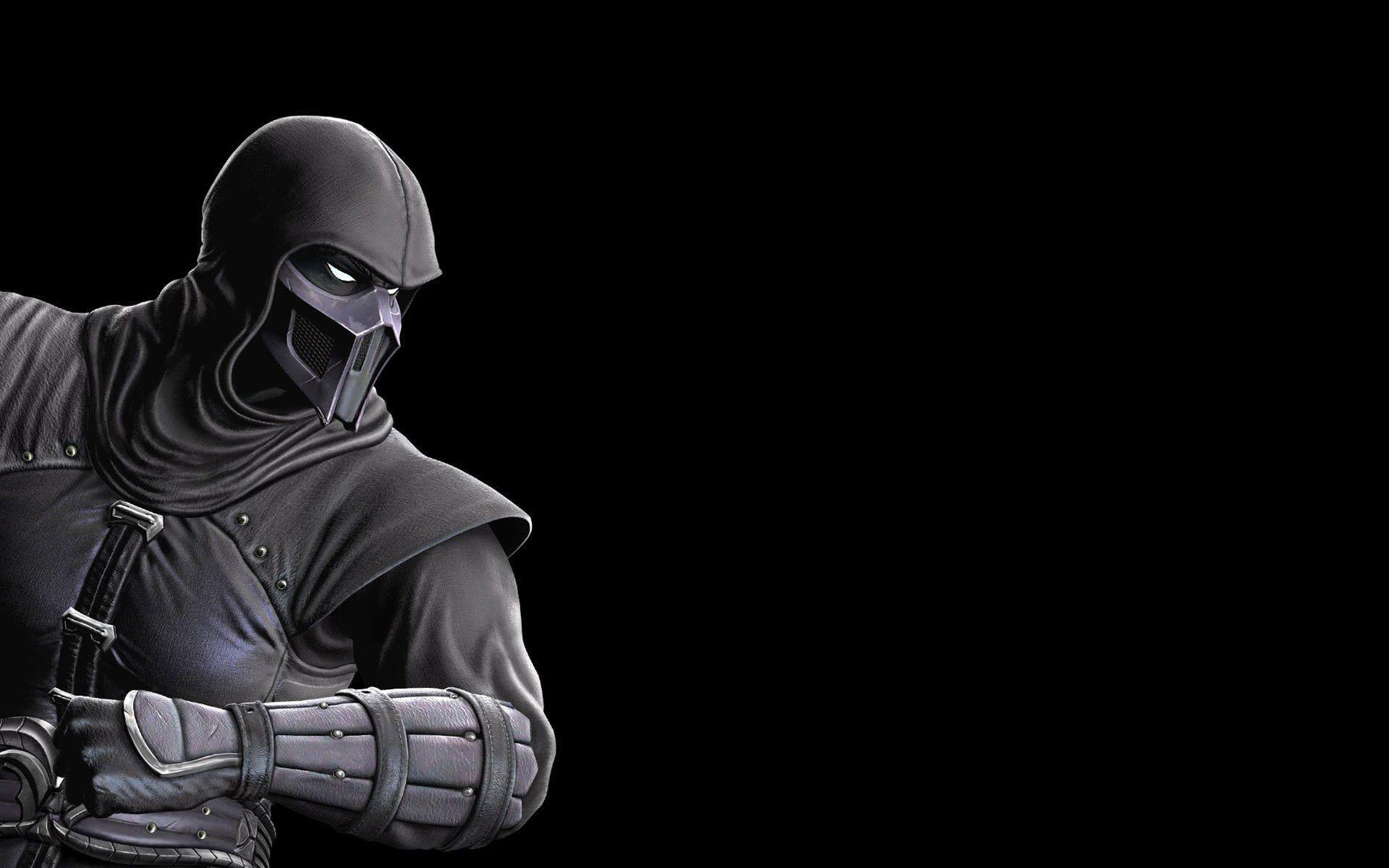 Noob Saibot Ninja Black HD Wallpaper