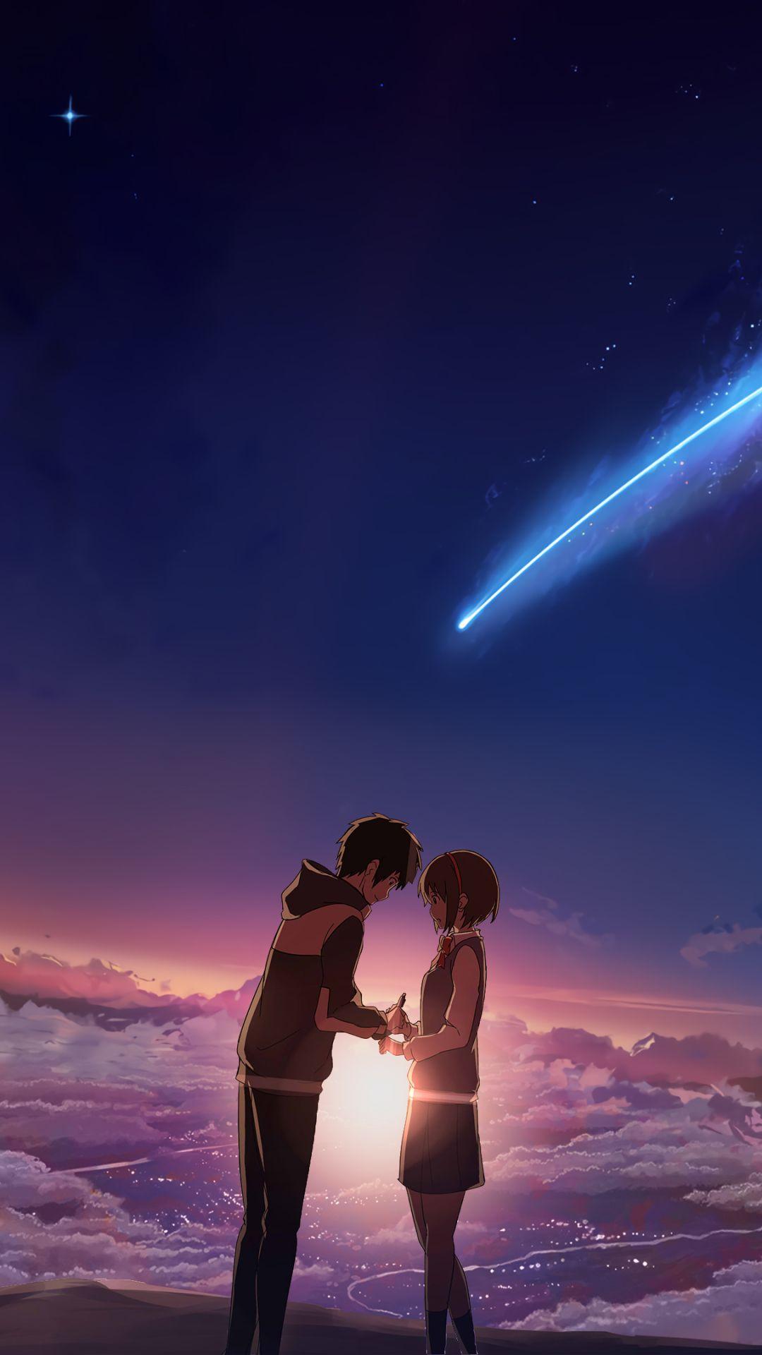 Anime Wallpaper  Kimi no na wa, Fondos para iphone, Paisaje en papel  pintado