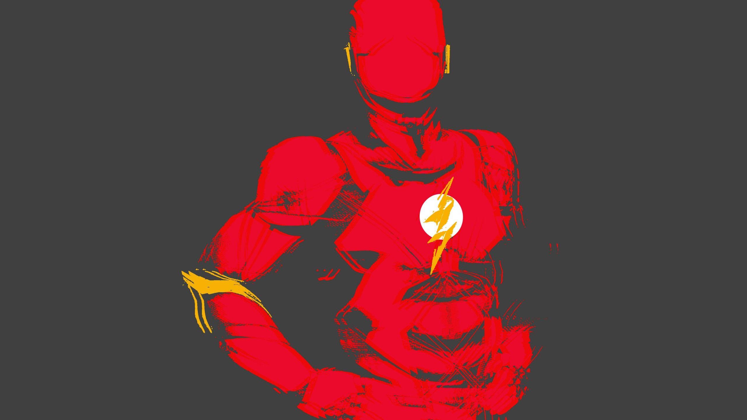 Wallpaper The Flash, Minimal, HD, 4K, Movies