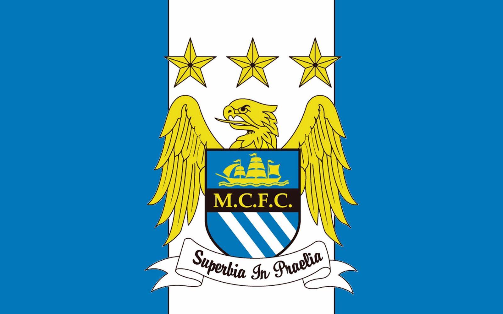 Manchester City FC Logo HD Wallpaper